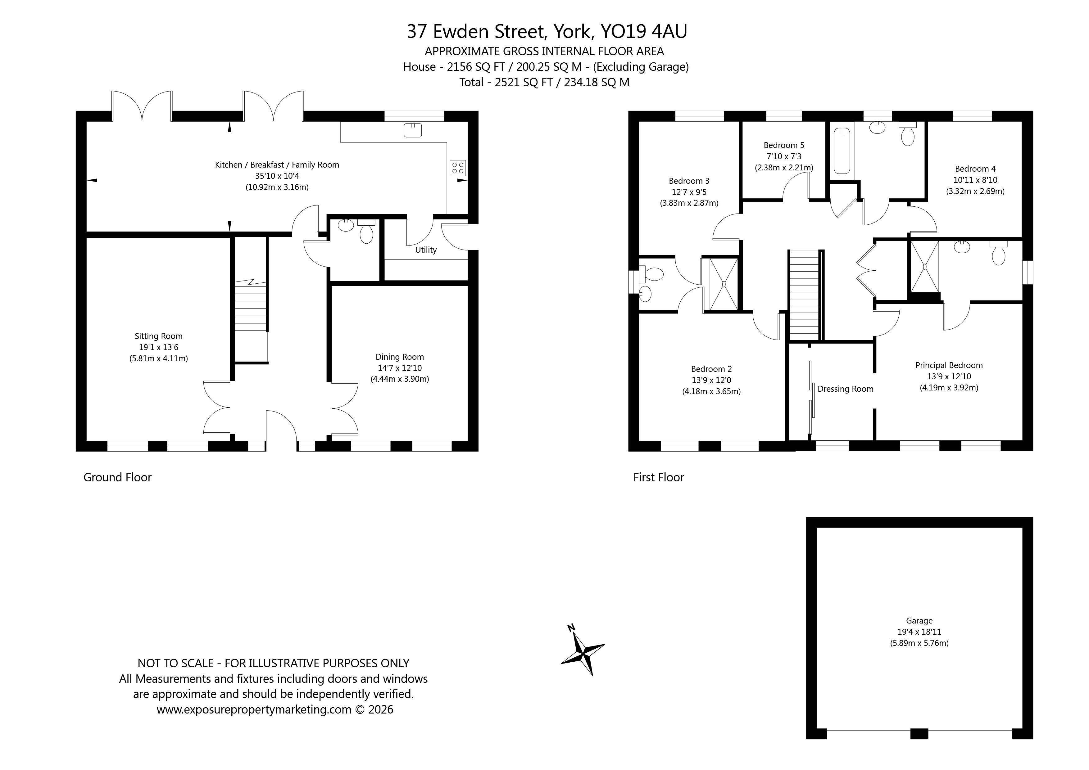 37, Ewden Street, York floorplan