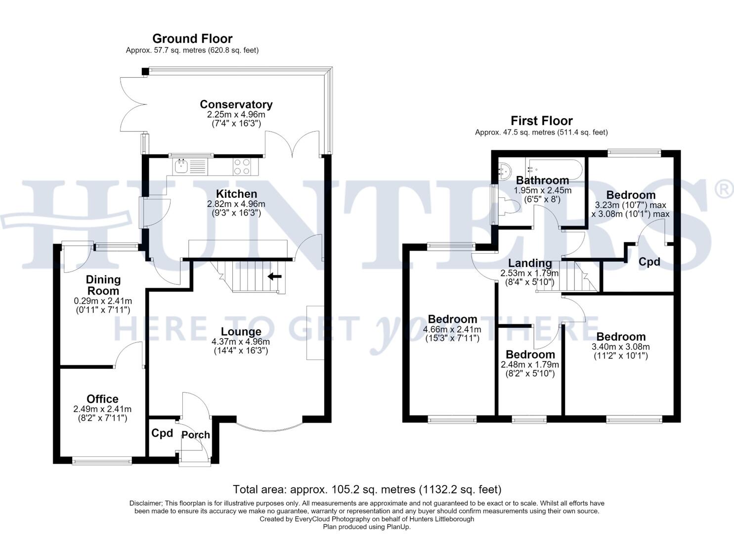 8, Crossfield Close, Wardle floorplan