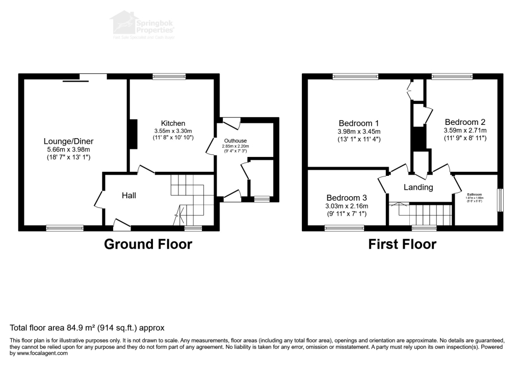 86, Meaford Drive, Stoke-on-Trent floorplan