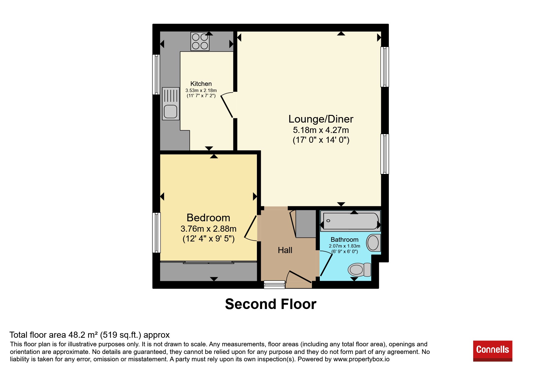 22, Cromwell Road, Letchworth Garden City floorplan