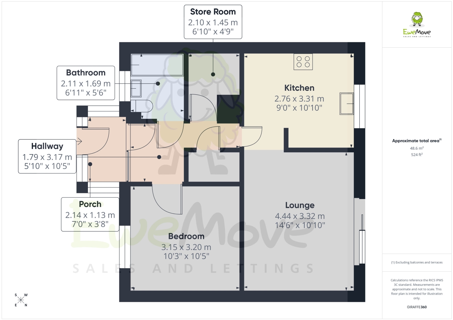 76, Clandon Road, Chatham floorplan