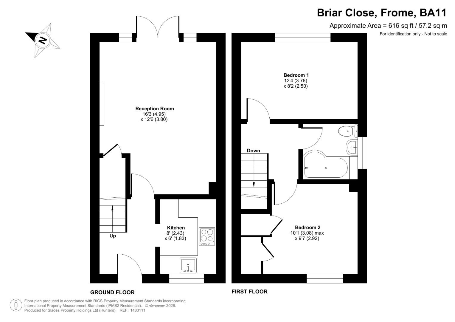 15, Briar Close, Frome floorplan