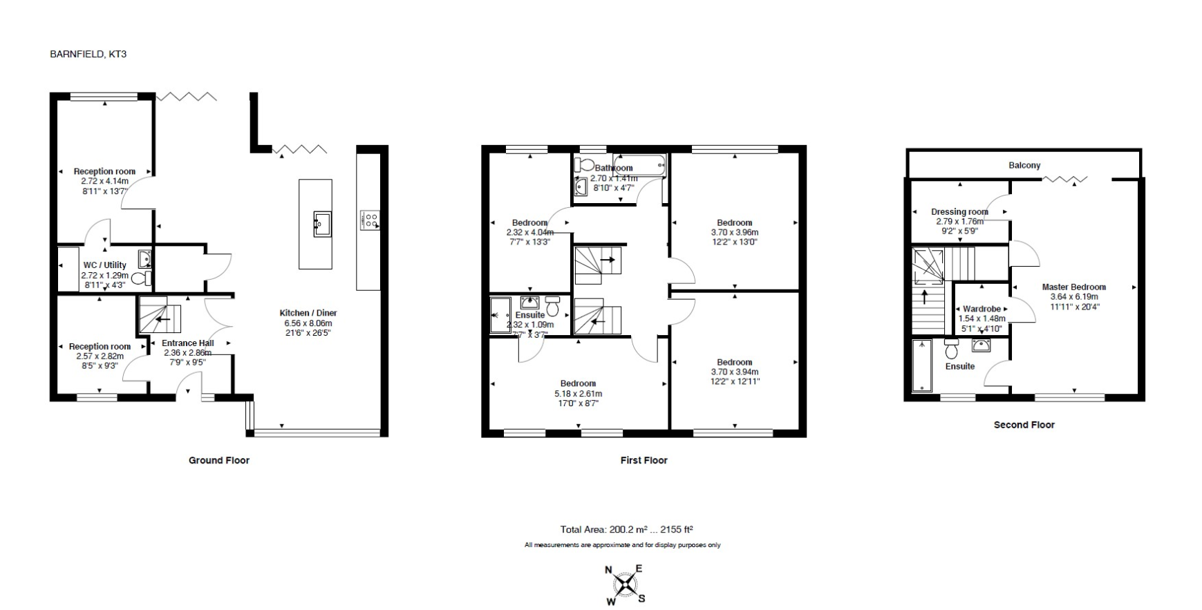9, Barnfield, New Malden floorplan