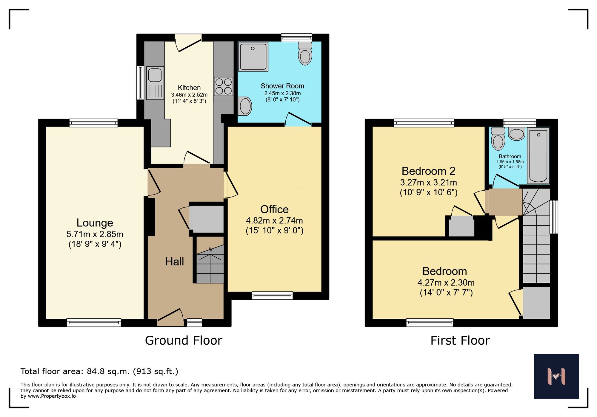 19 Swinford Avenue, Leicester floorplan