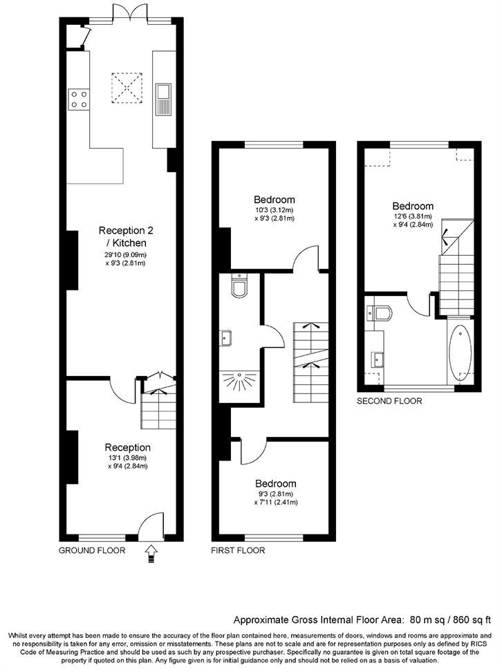 3 Bedrooms Cottage for sale in Camden Cottages, Church Walk, Weybridge, Surrey KT13