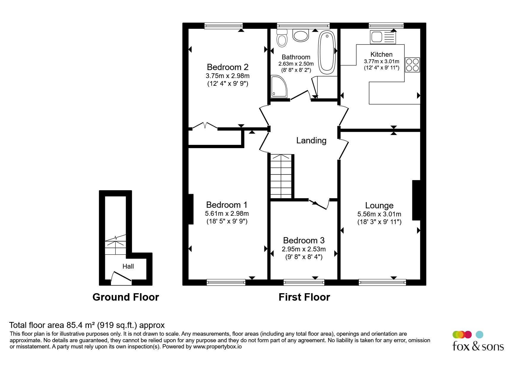 Flat 5, Hastings Court, 61, Hastings Road, Bexhill-On-Sea floorplan