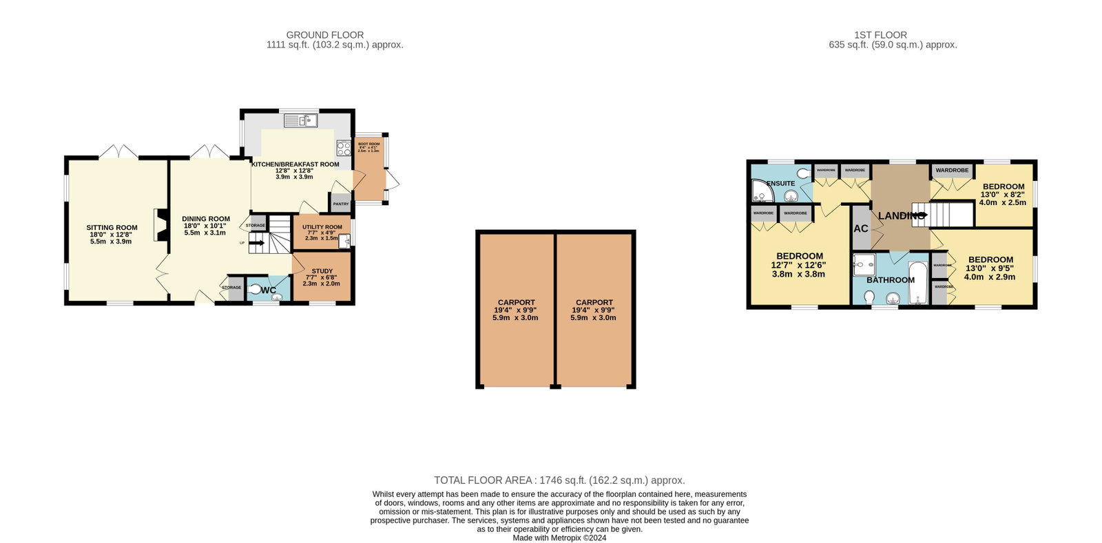 Villata, Hereford floorplan