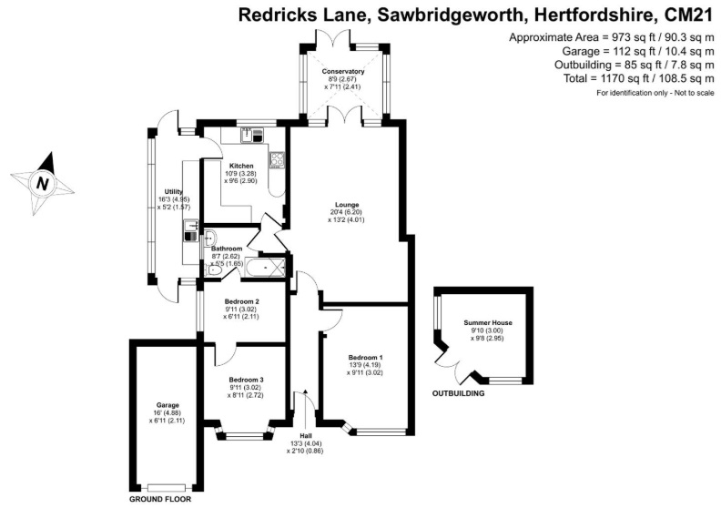 4, Redricks Lane, Sawbridgeworth floorplan