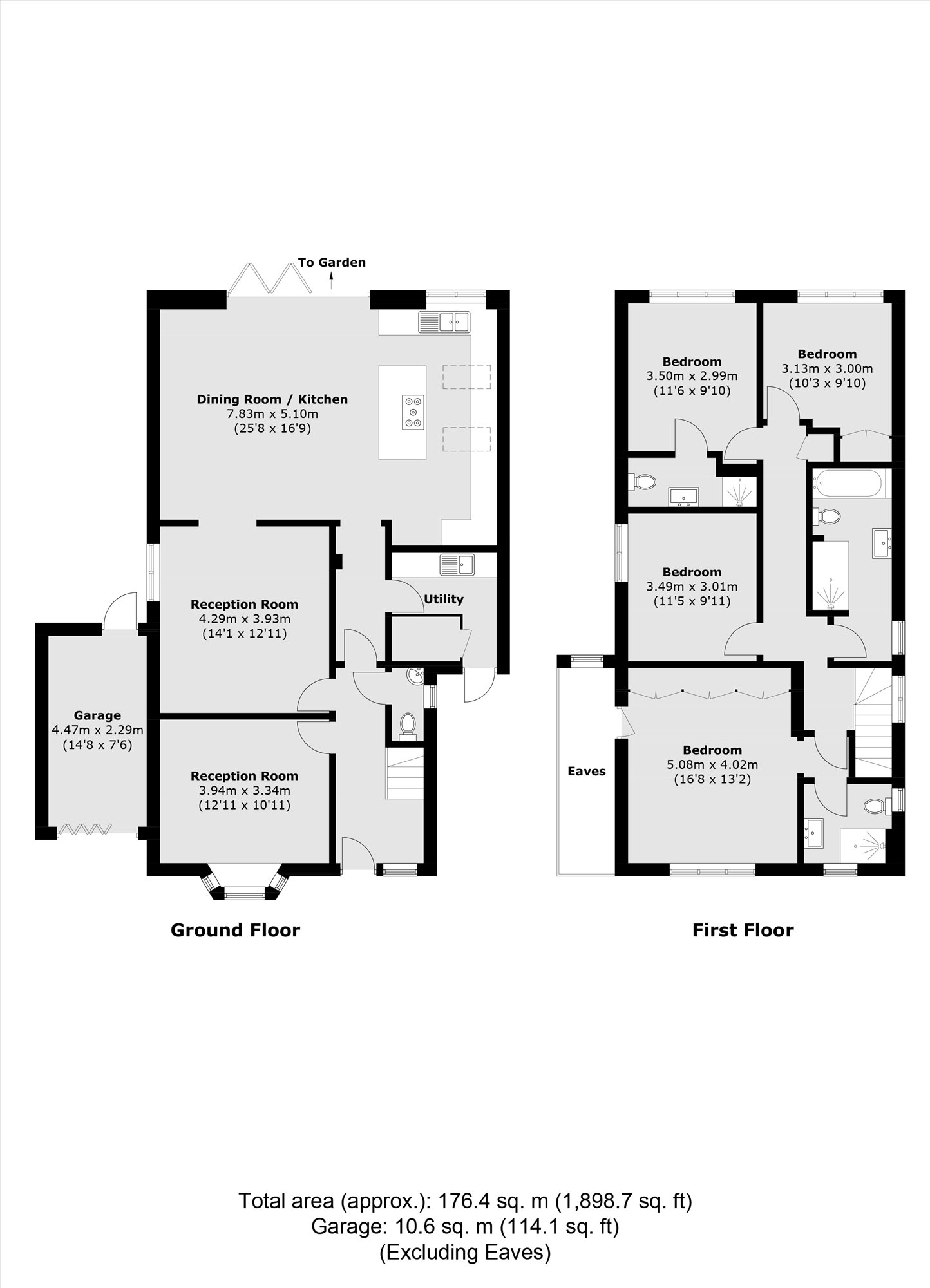 11, Queens Avenue, West Byfleet floorplan