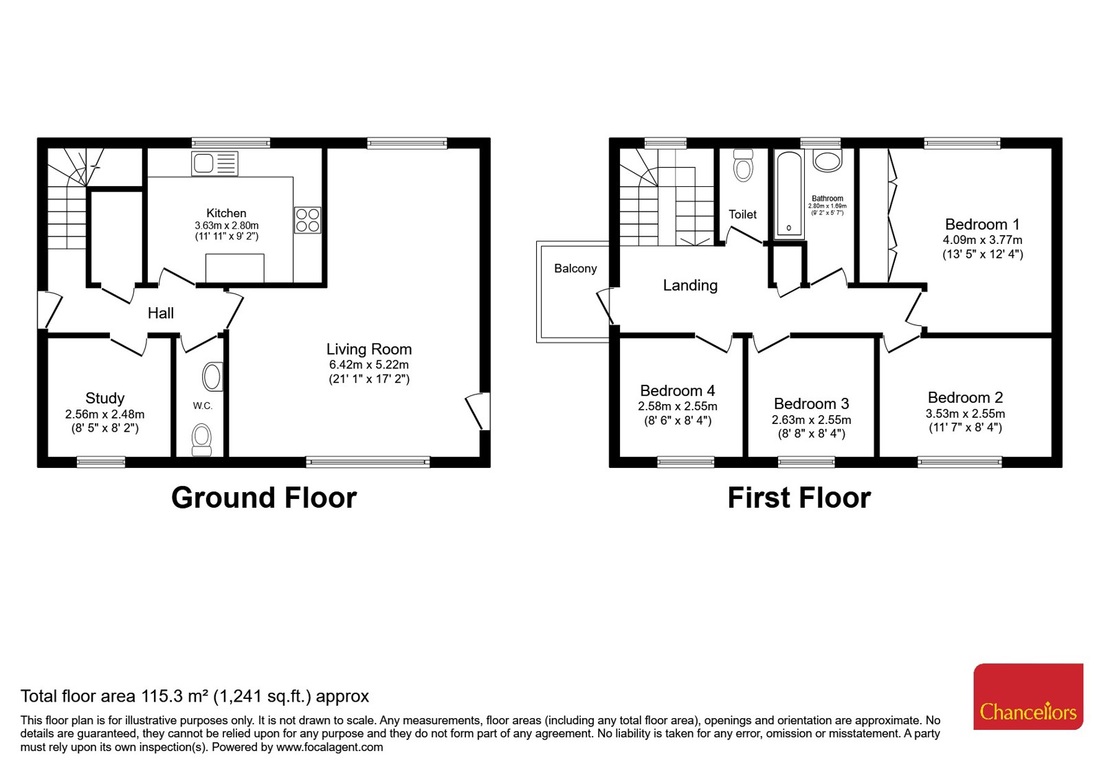 The School House, Carmel College, Wallingford floorplan