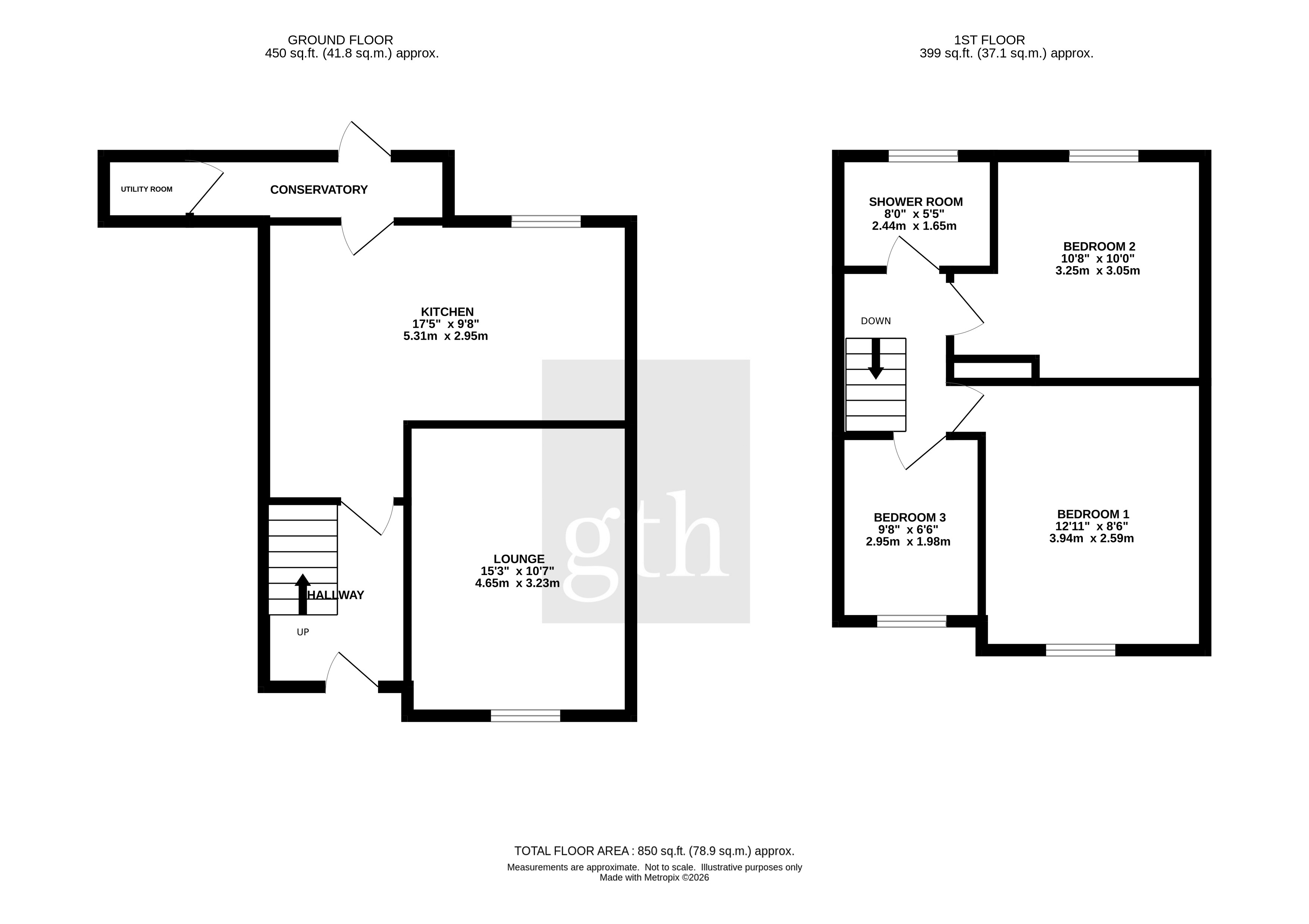 8, Whitebridges, Devon floorplan