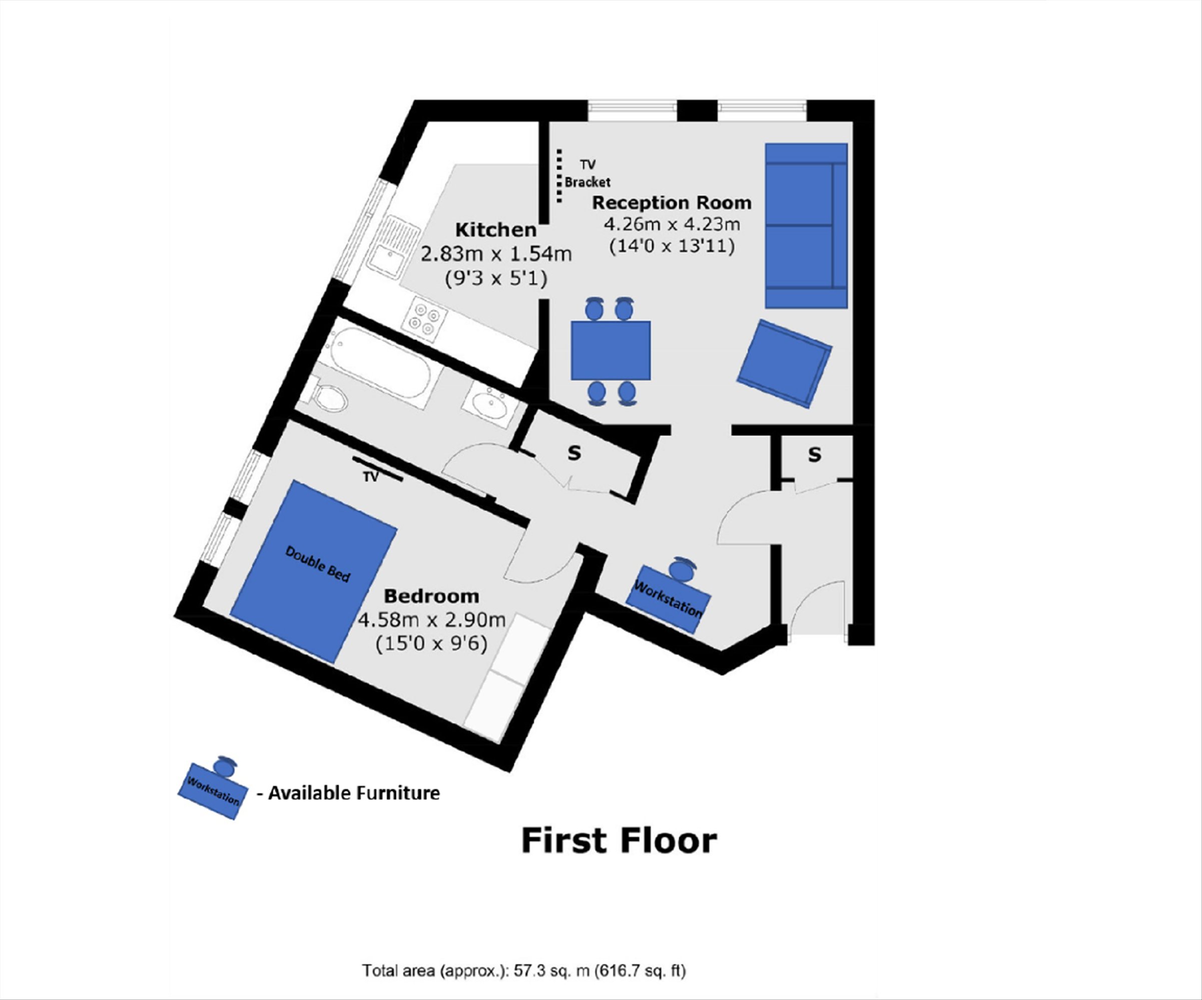 39, Prospect Place, London floorplan