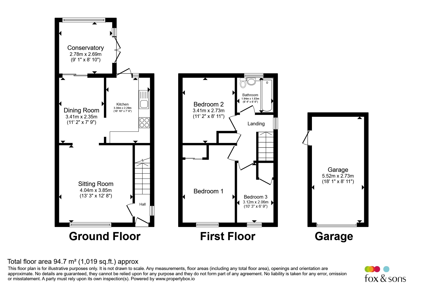 6, The Woodpeckers, Weymouth floorplan
