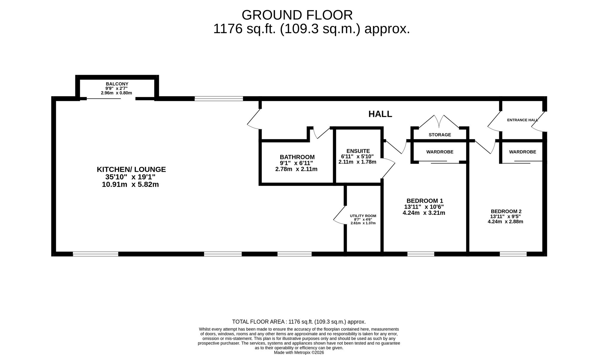 22 Park Manor, Crieff floorplan
