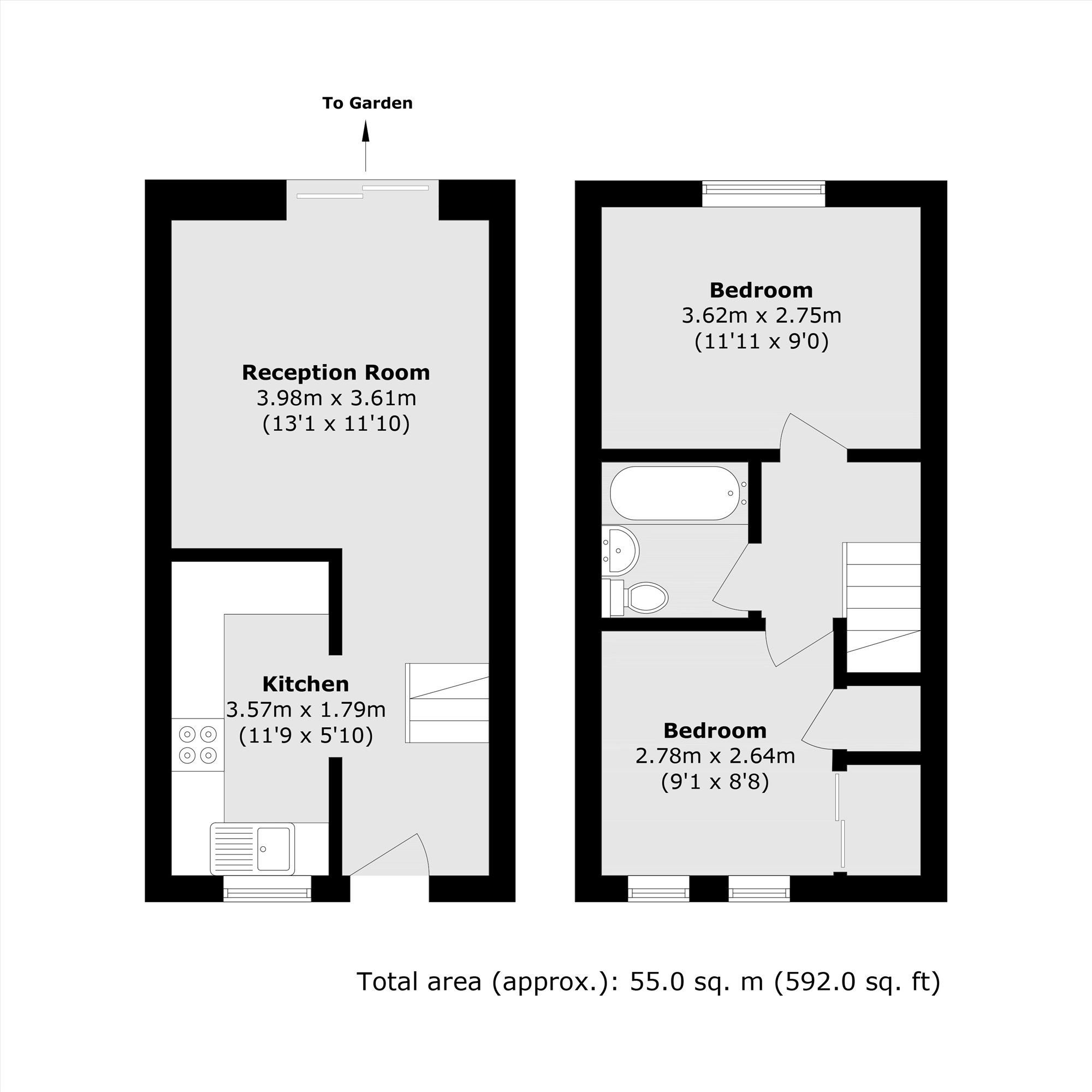 14, Pope Close, London floorplan