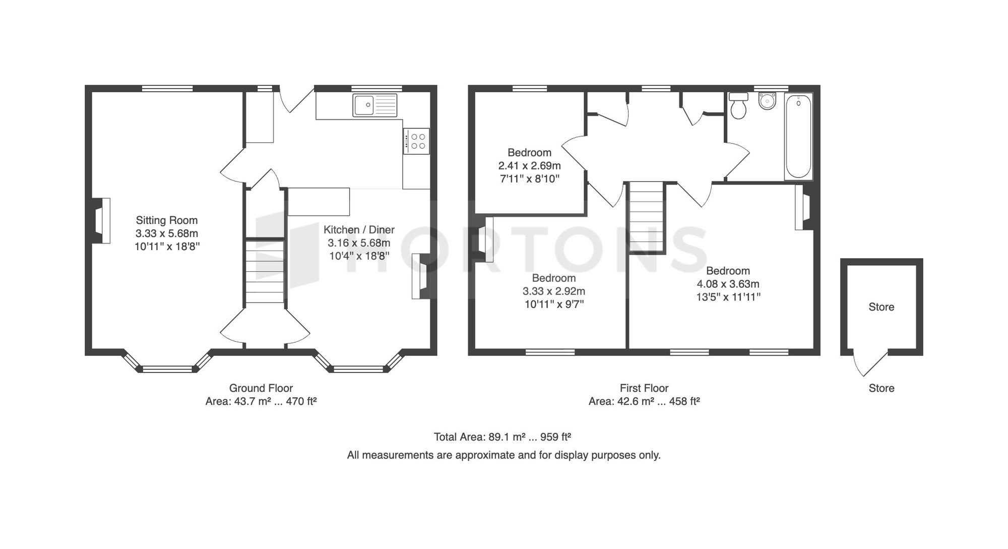 9 Brasenose Villas The Green, Chipping Norton floorplan