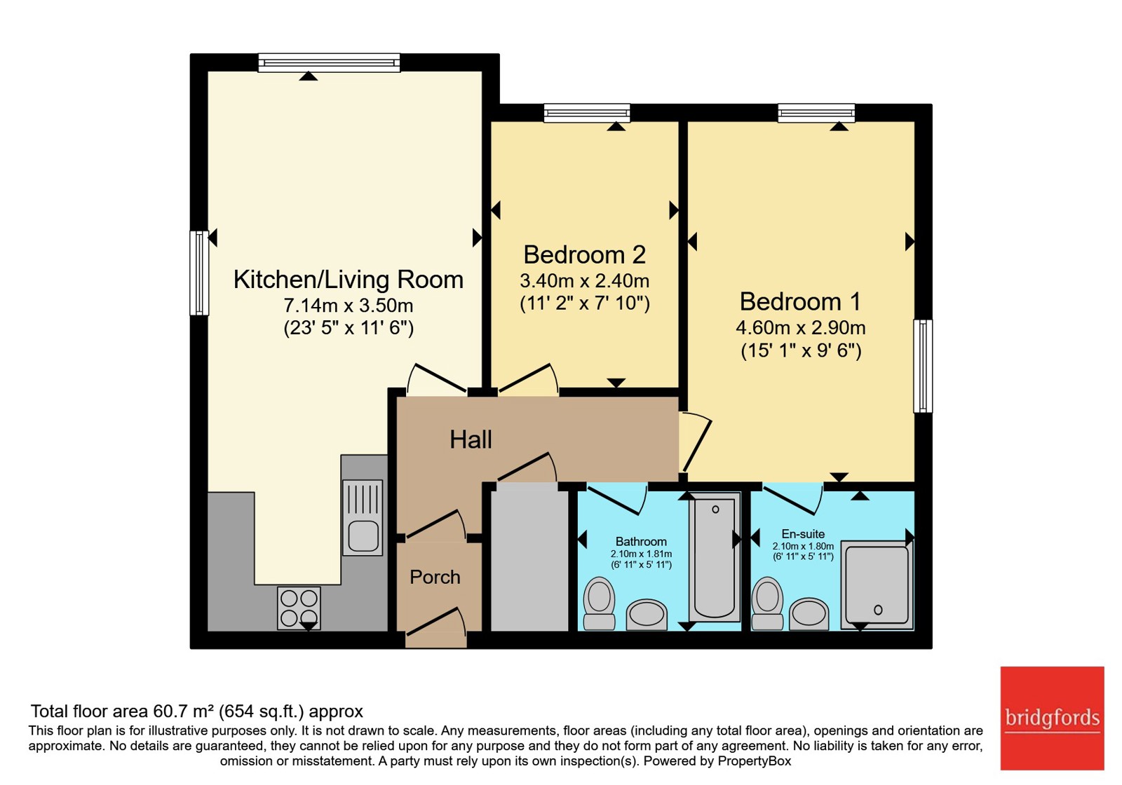 1F,, Ribble Avenue, Lancashire floorplan