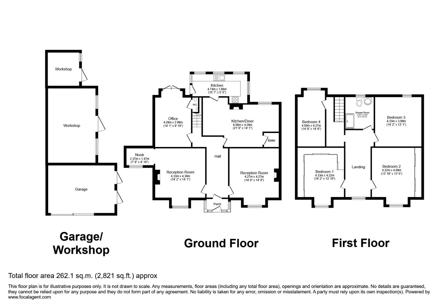97, Station Road, Sheffield floorplan