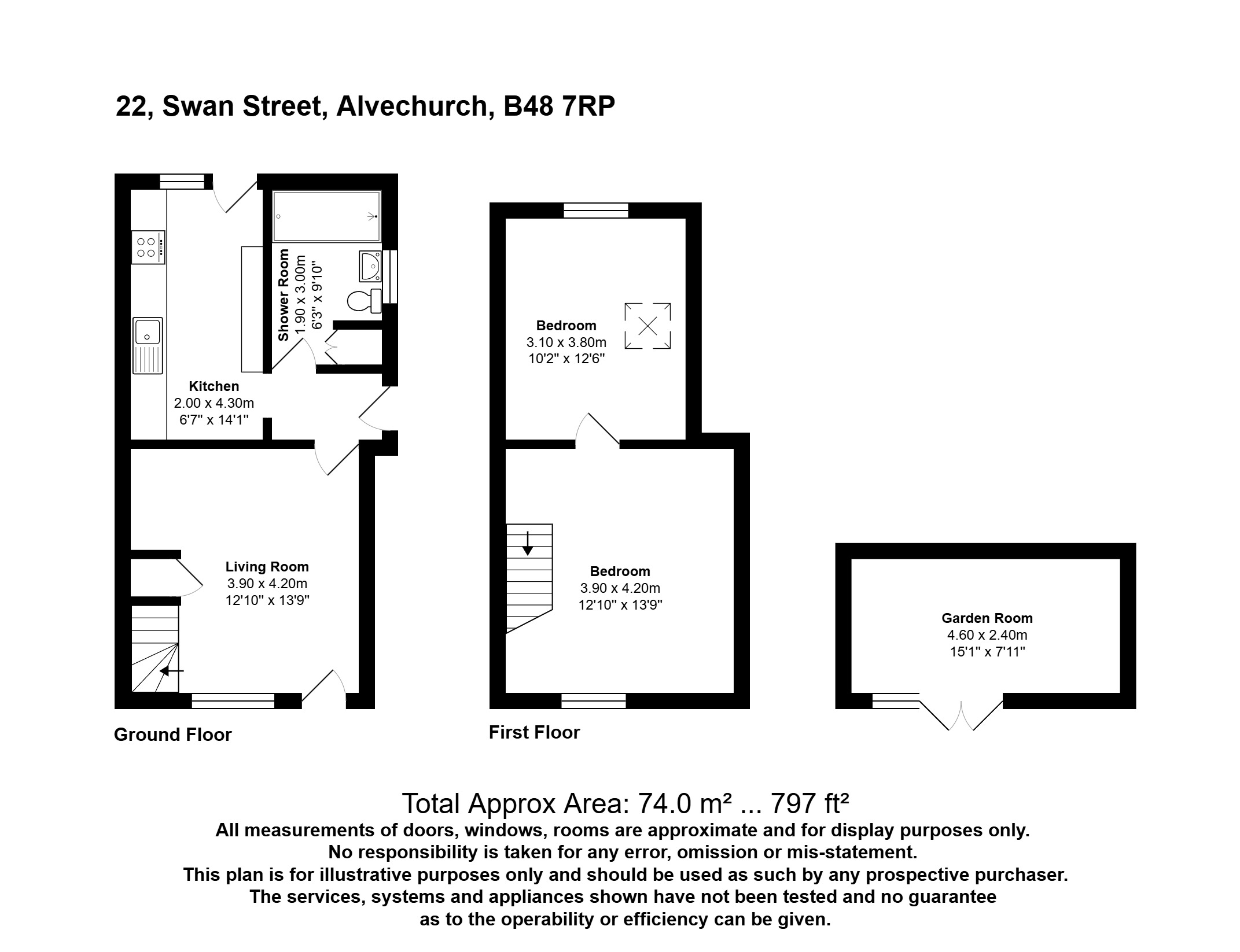 22, Swan Street, Birmingham floorplan