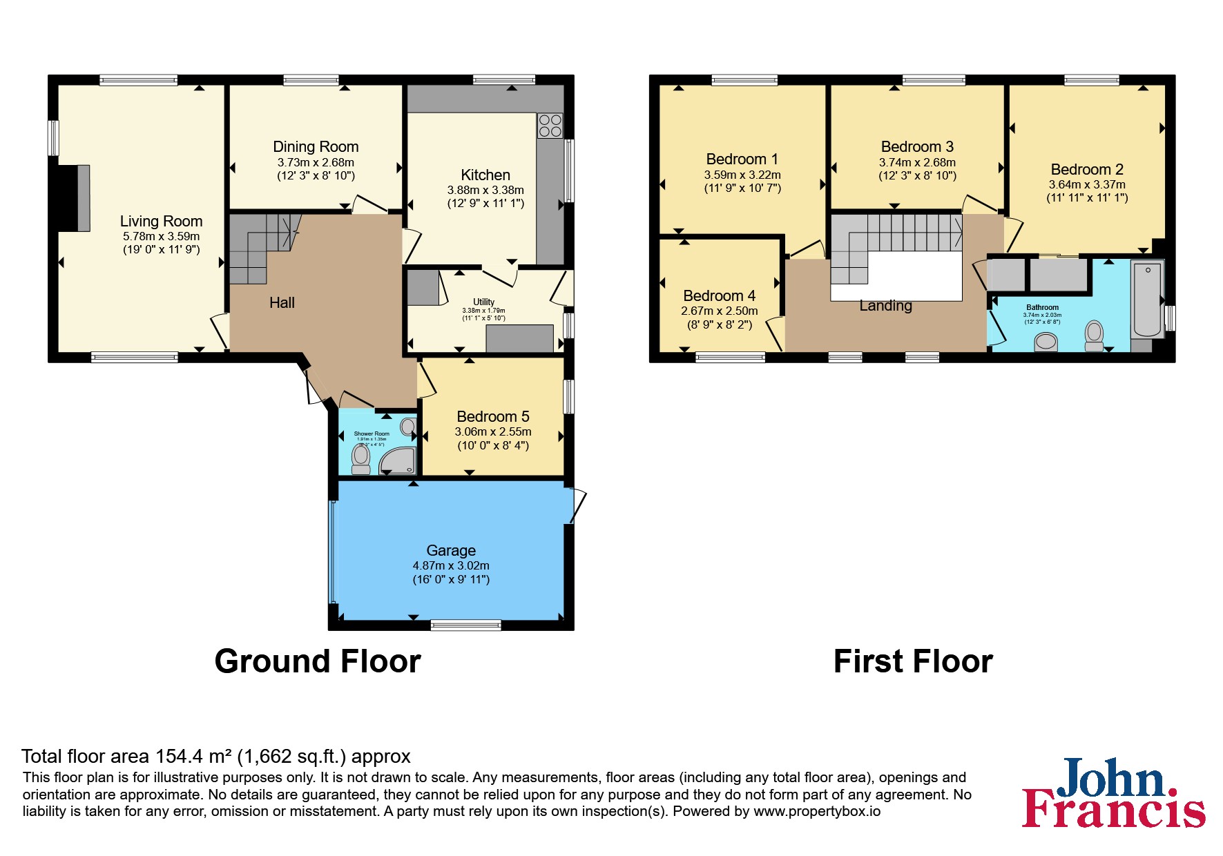 1, Maes Y Garn, Dyfed floorplan