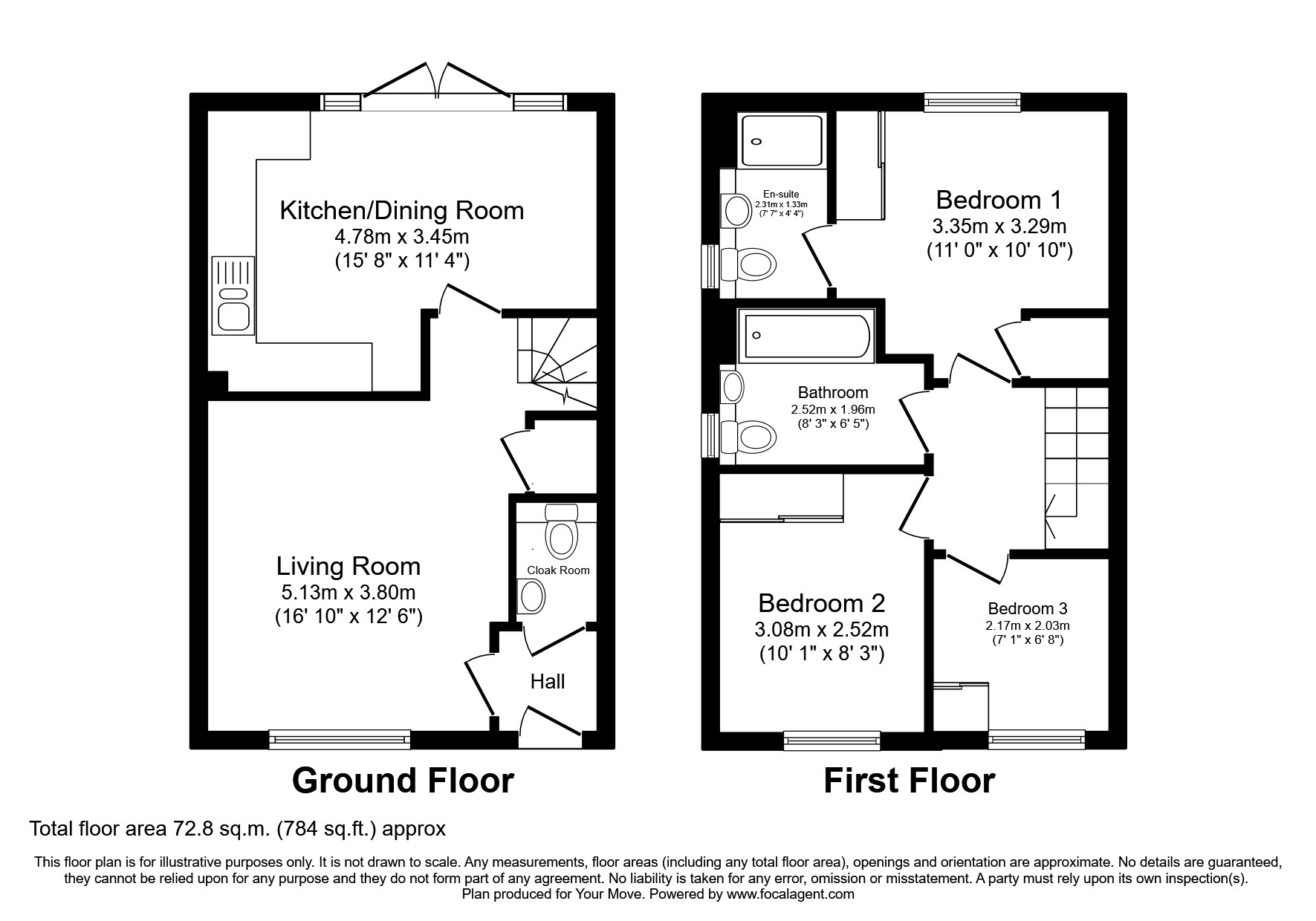 38, Holden Drive, Swadlincote floorplan