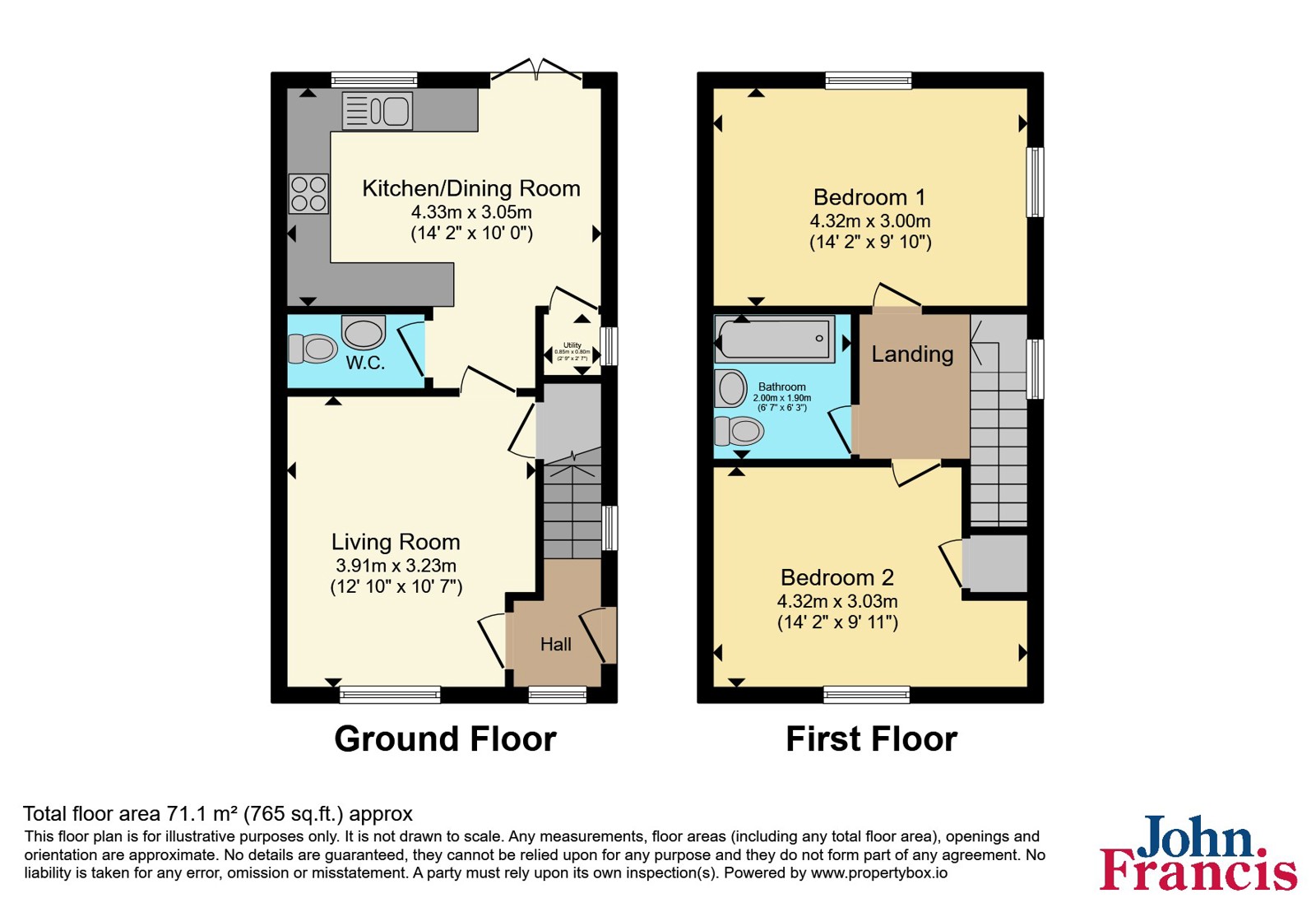 9, Clos Gelli Wen, Pontardawe floorplan