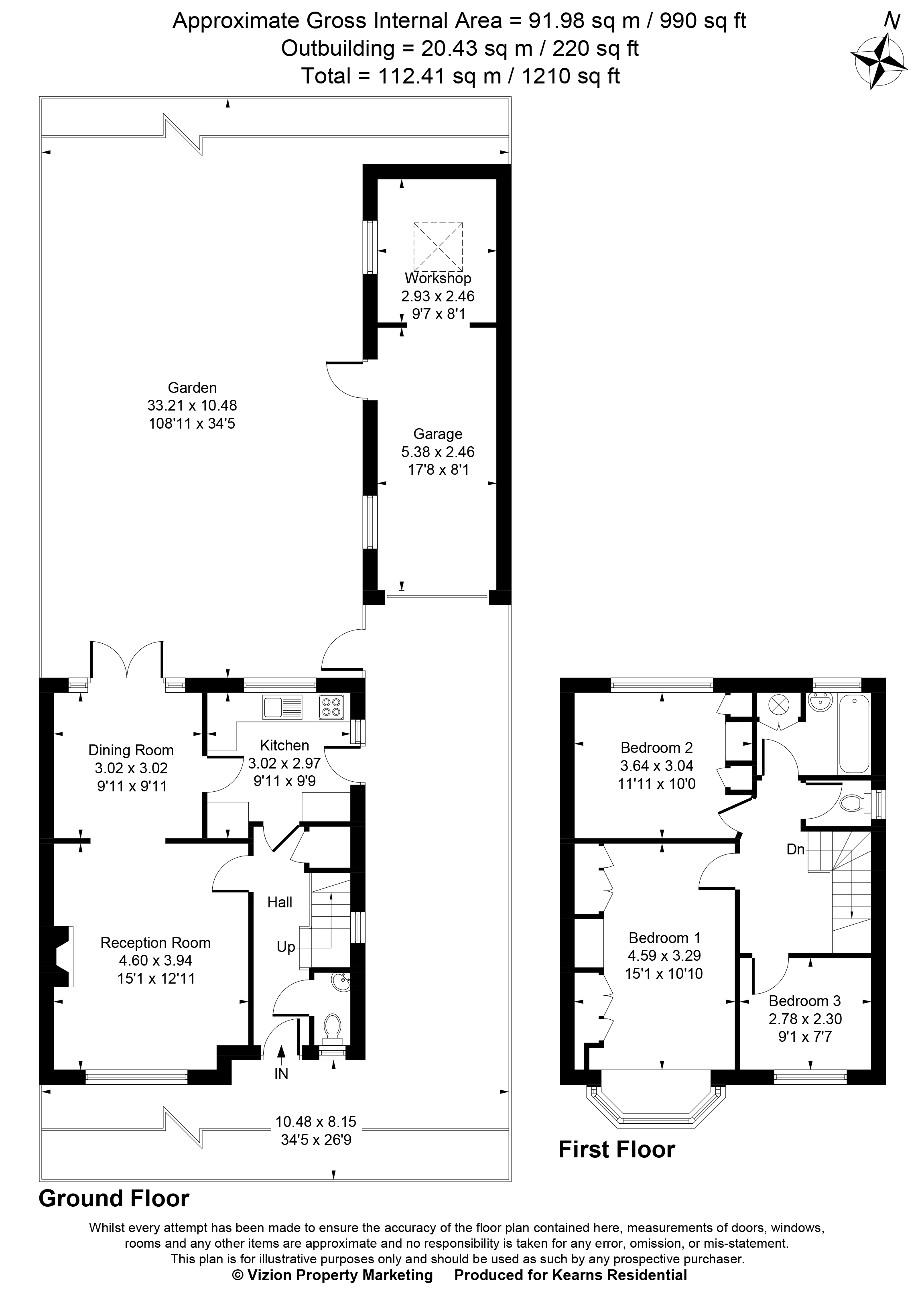 19, Boston Grove, Ruislip floorplan
