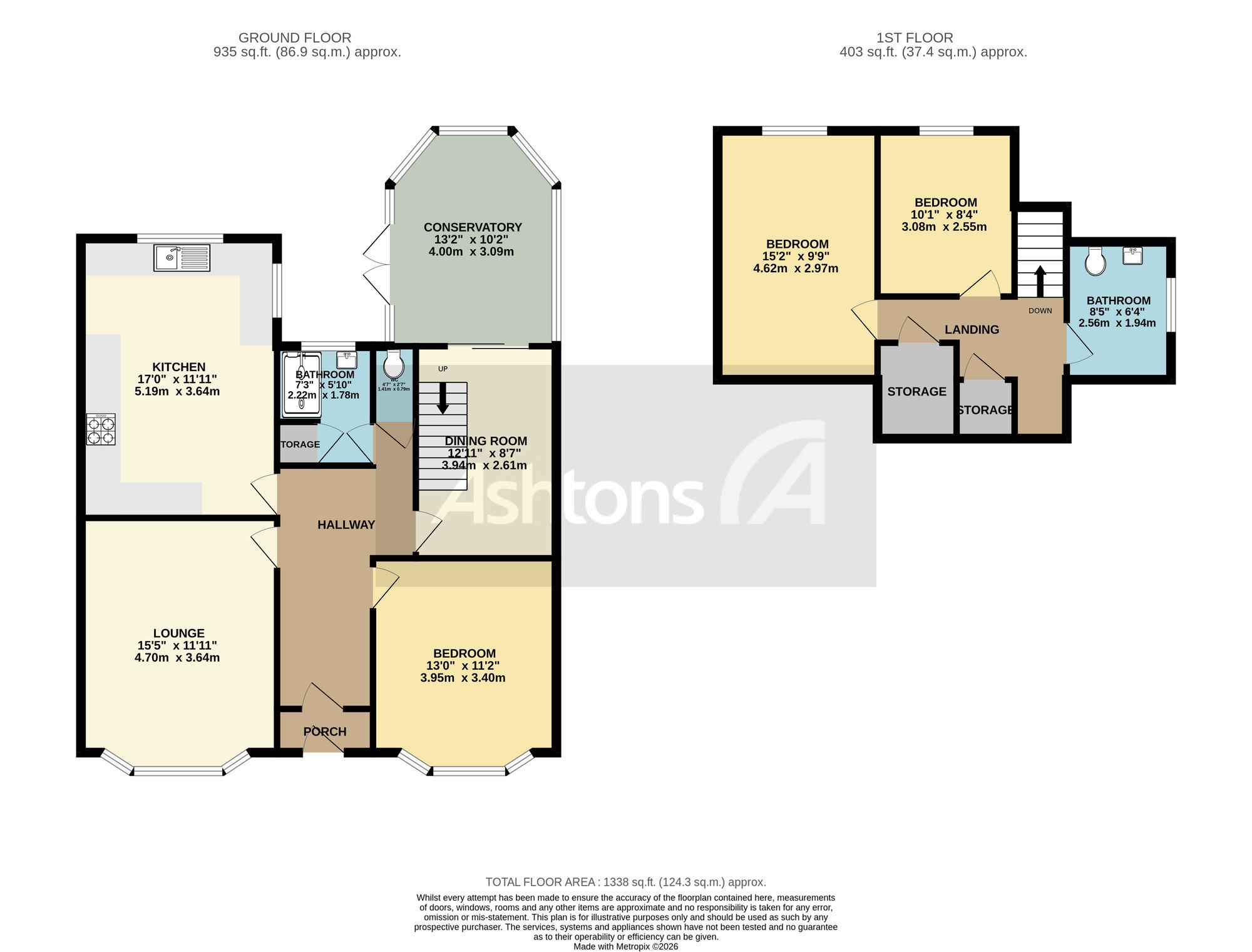 117 Newton Road, Warrington floorplan