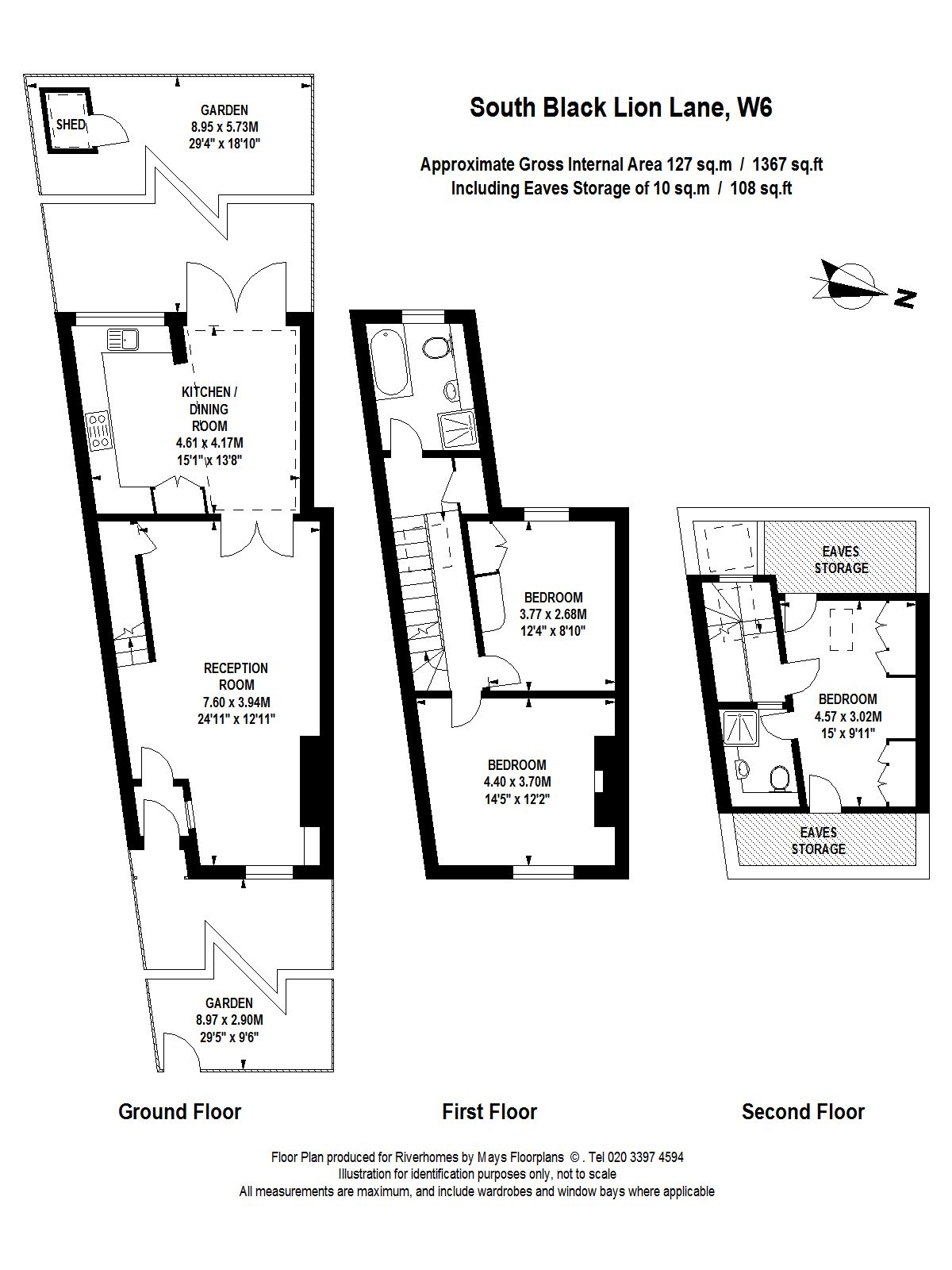 3 Bedrooms  to rent in South Black Lion Lane, Hammersmith W6