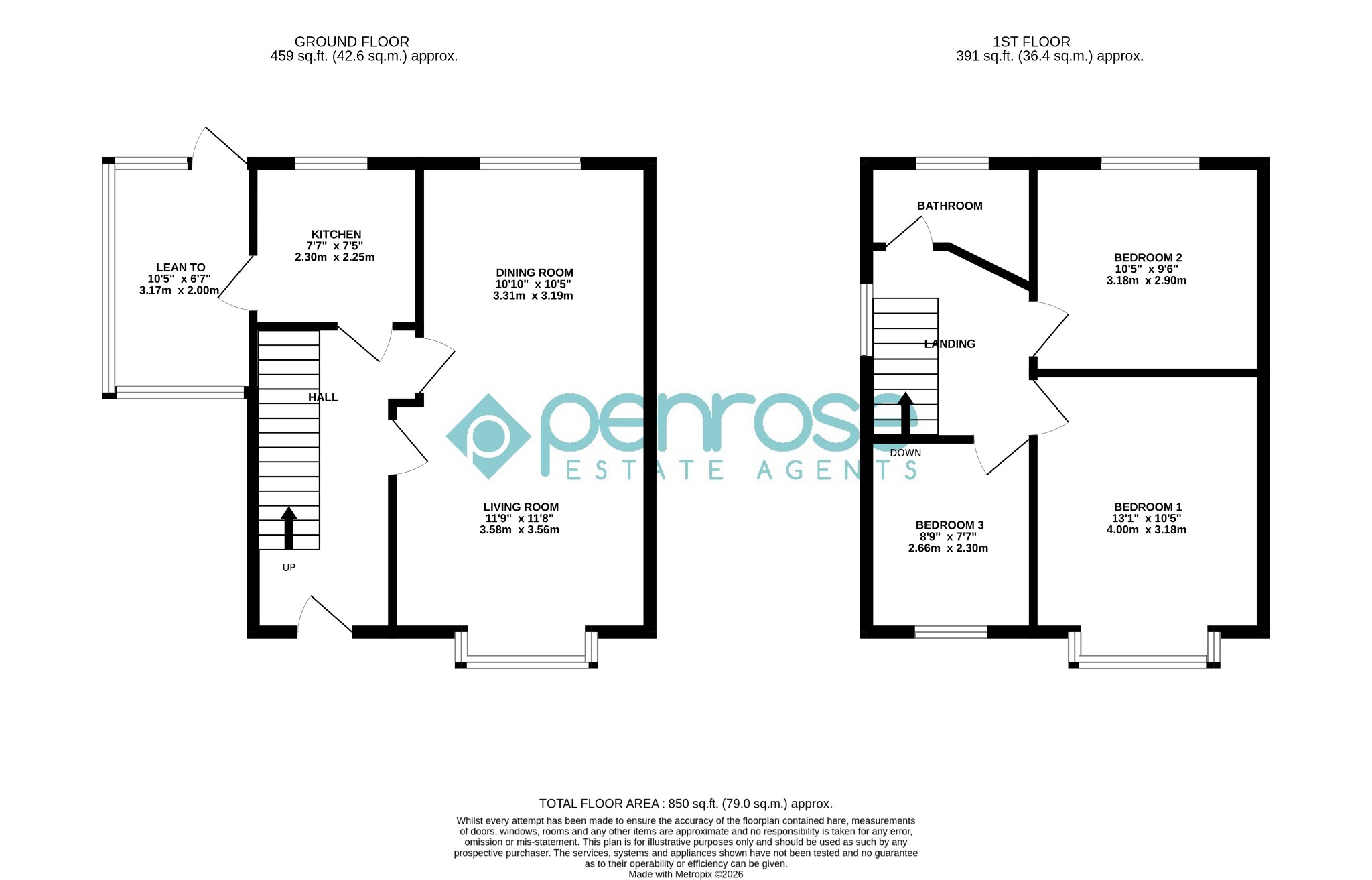 Pomfret Avenue, Bedfordshire floorplan
