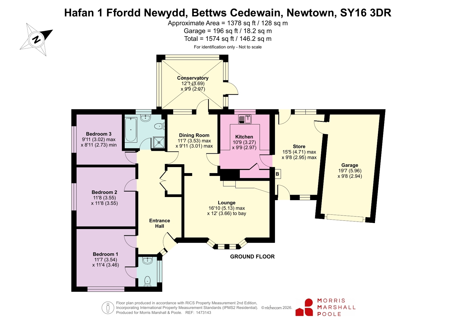 Hafan, 1, Ffordd Newydd, Newtown floorplan