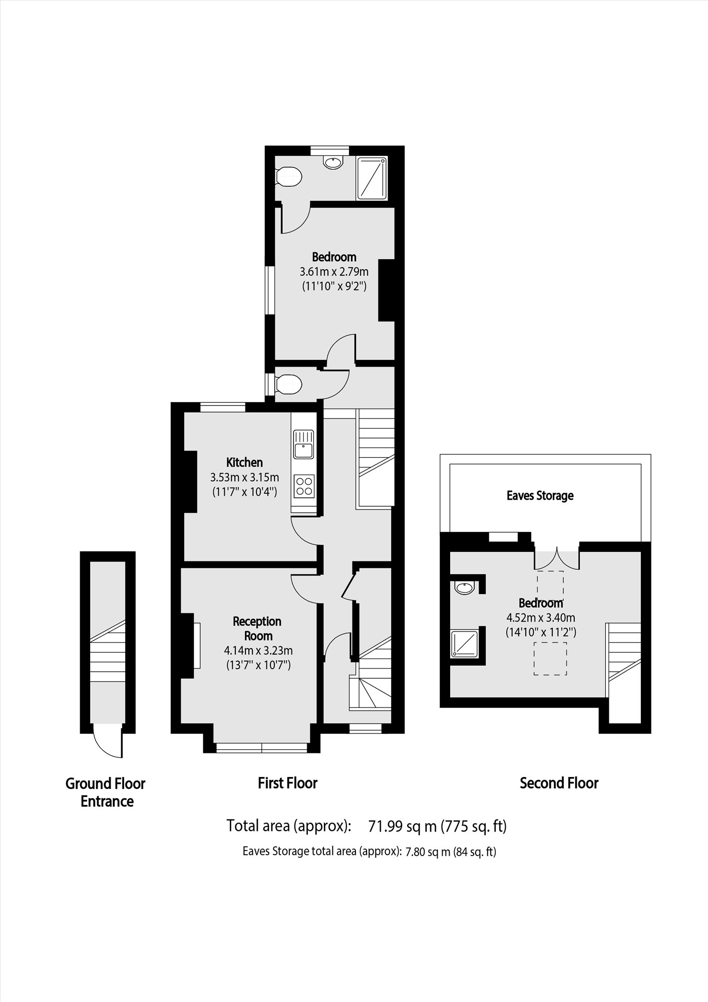 FFF, 48, Berrymead Gardens, London floorplan