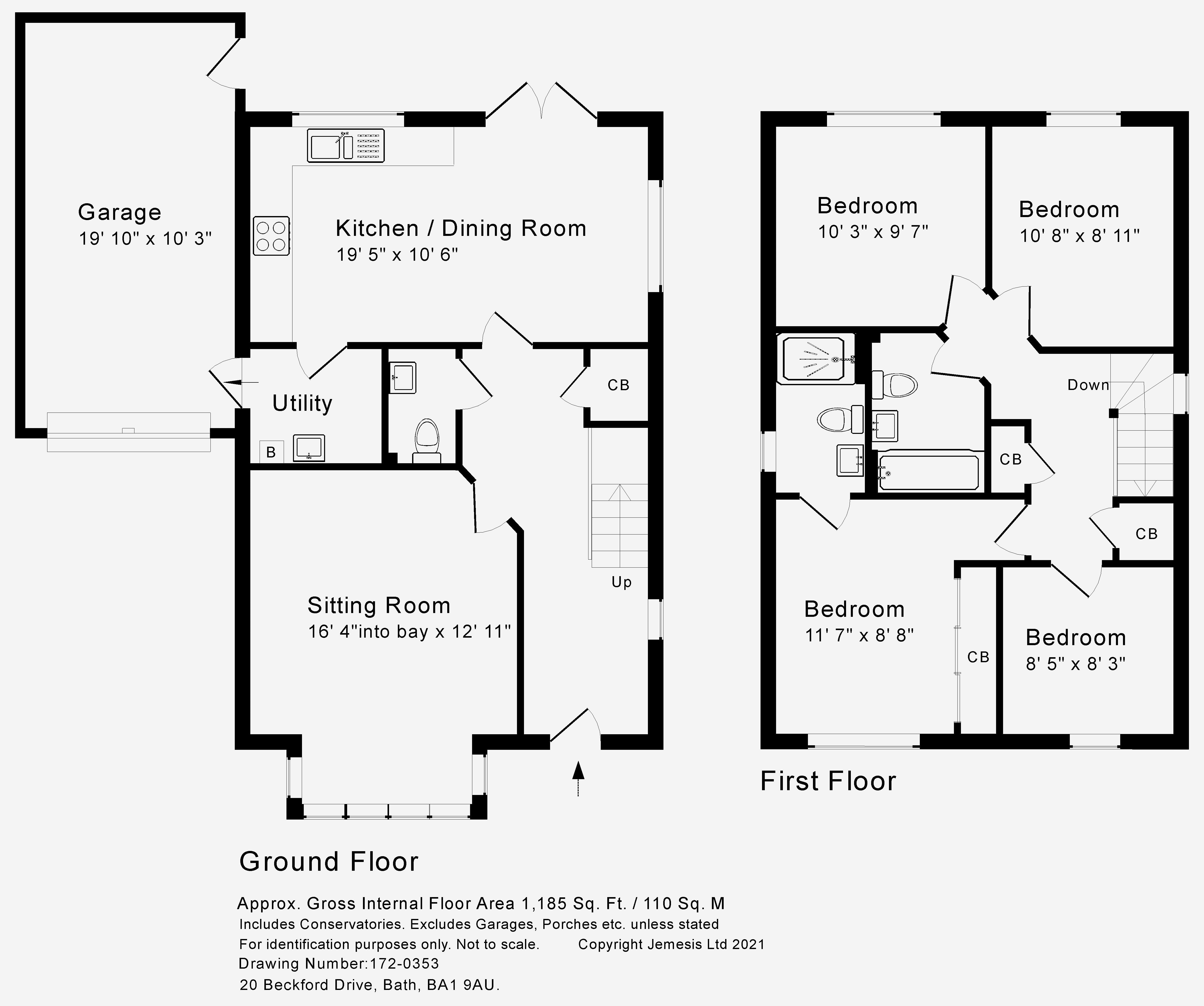 Beckford Drive, Lansdown, Bath BA1, 4 bedroom detached house for sale ...