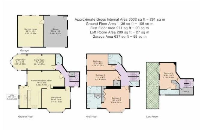 54, The Ridgeway, Potters Bar floorplan