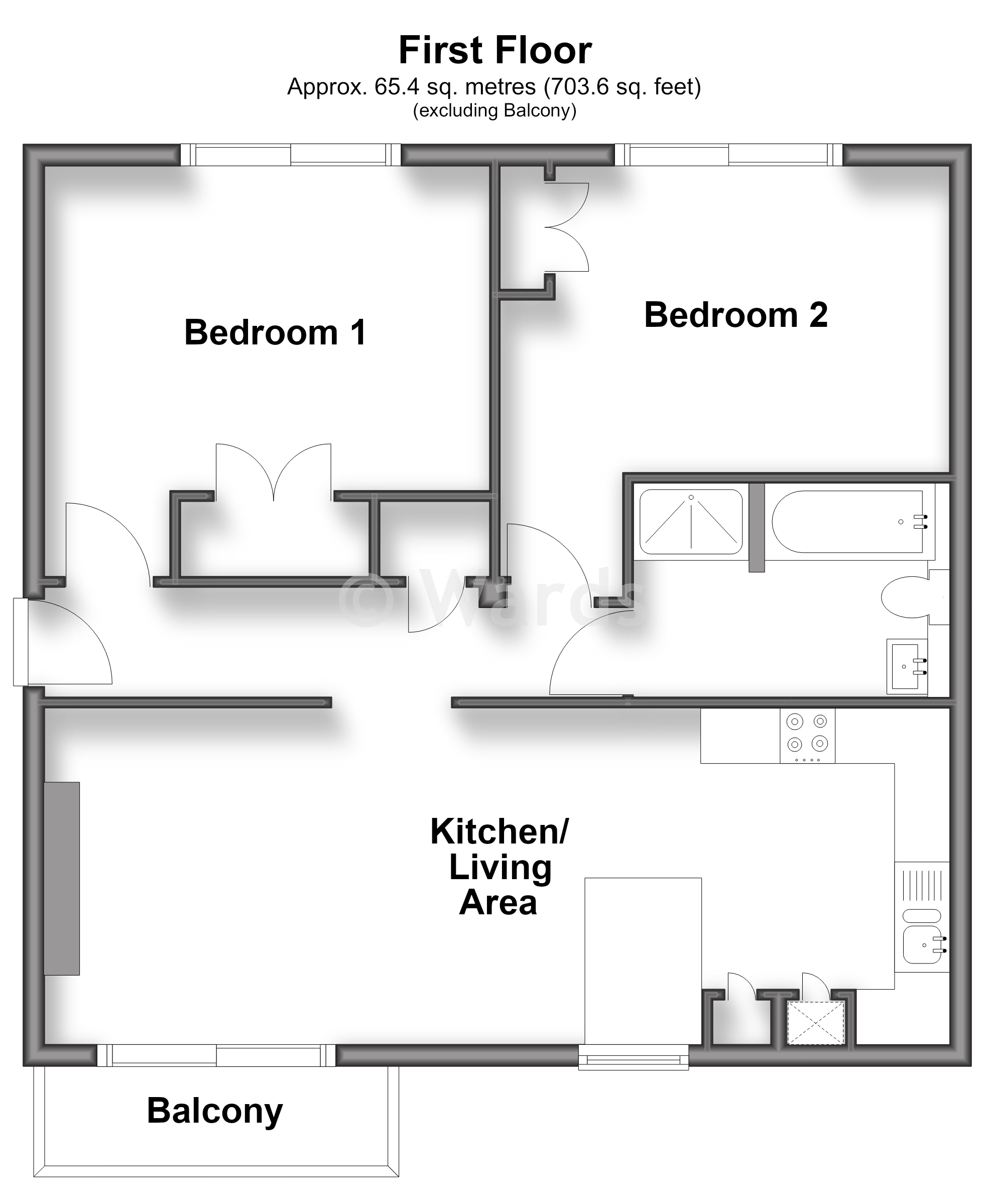 Castle Point, Ordnance Yard, Upnor Road, Rochester floorplan