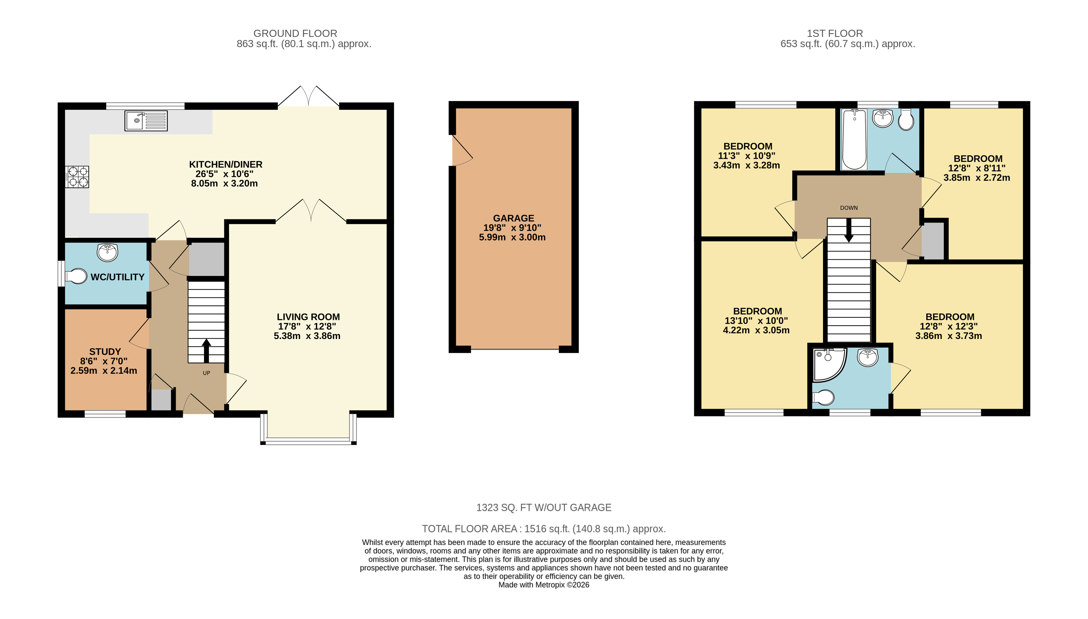 3, Chevry Close, Milton Keynes floorplan