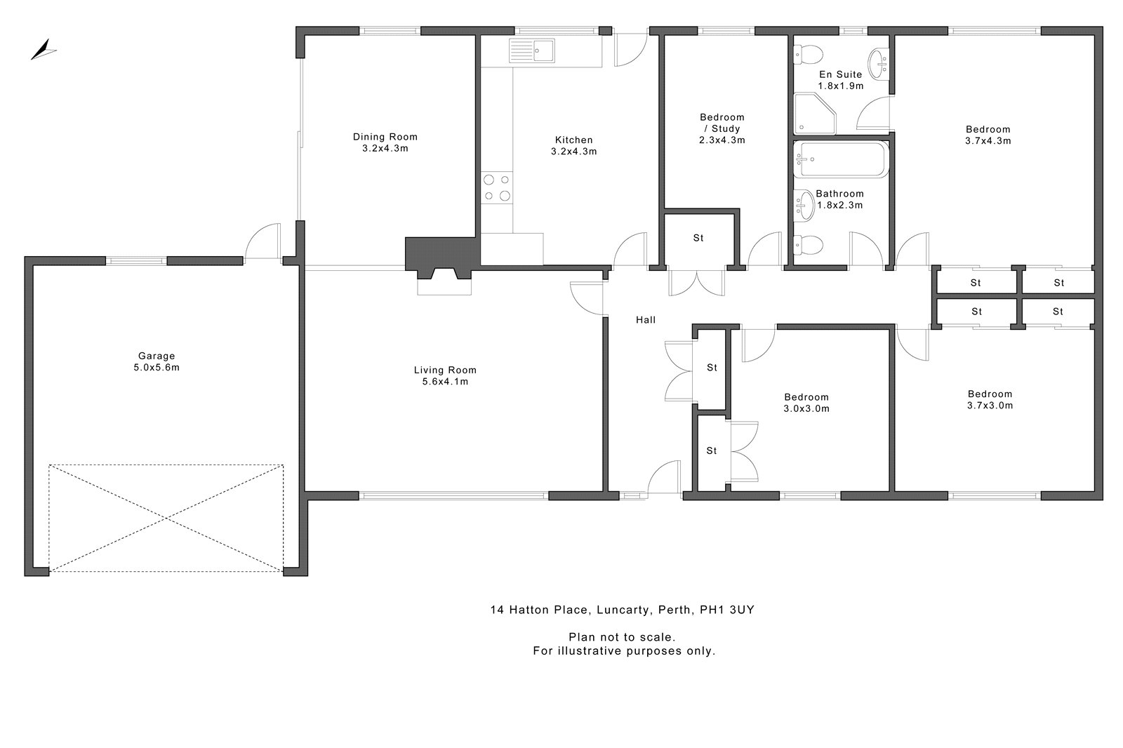 4 Bedrooms Detached house for sale in Hatton Place, Luncarty, Perth PH1