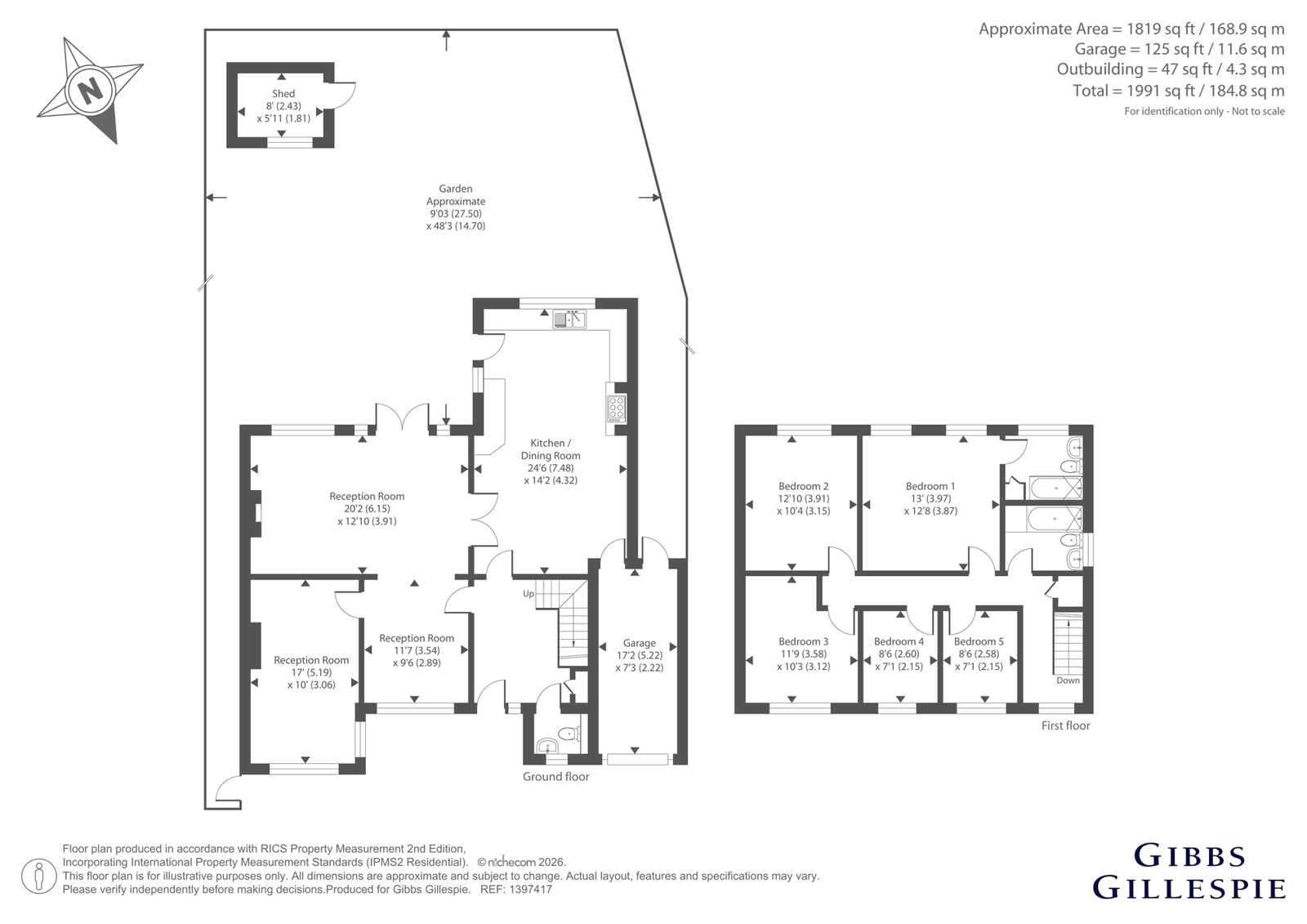 Hill View,, Wood Lane, Middlesex floorplan