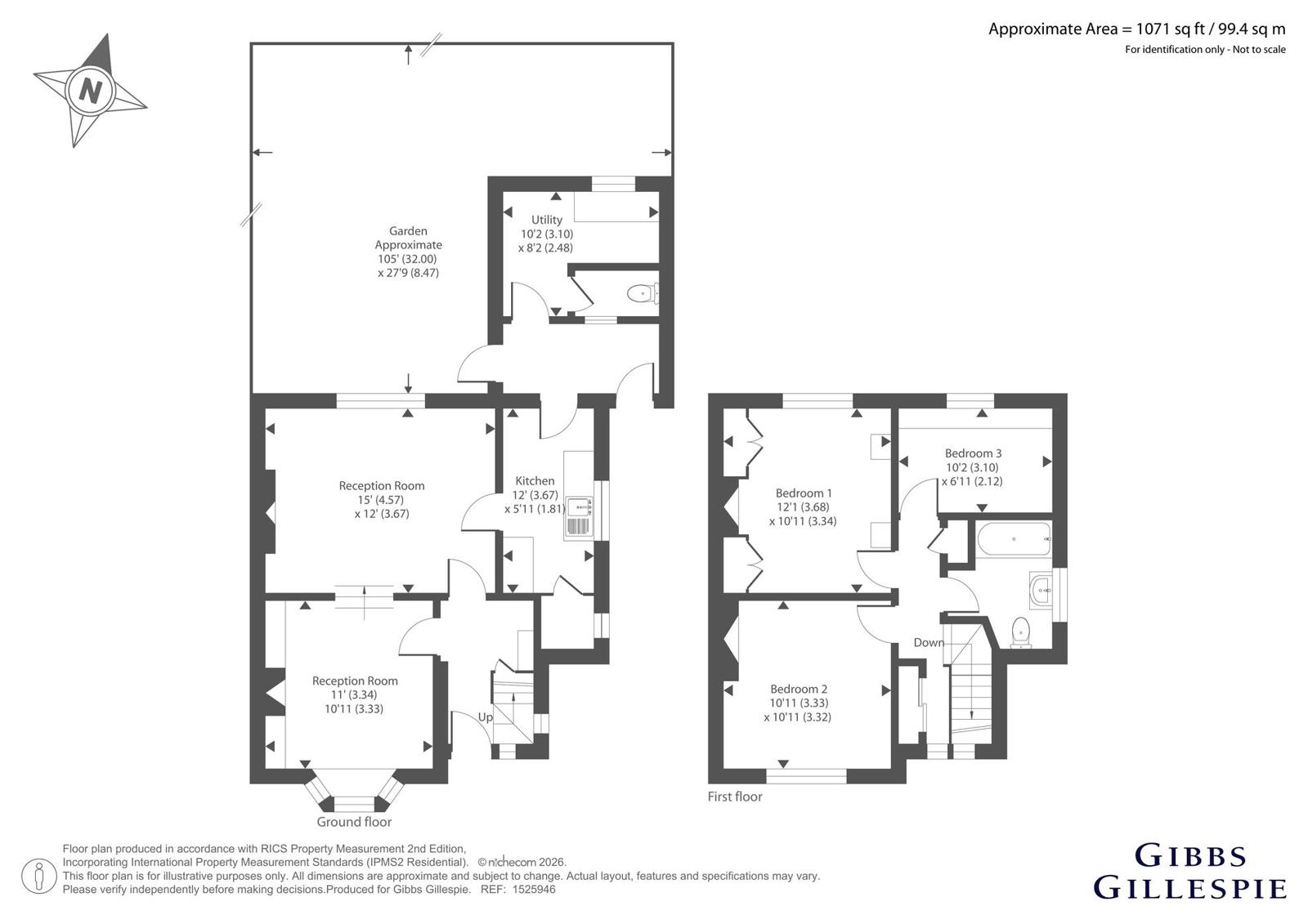 47, Tudor Way, Rickmansworth floorplan