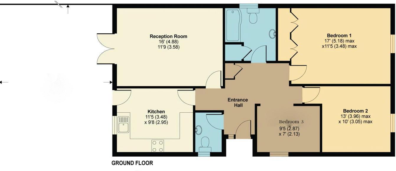 3 Bedrooms Detached bungalow for sale in Trenchard Avenue, Milton, Abingdon OX14