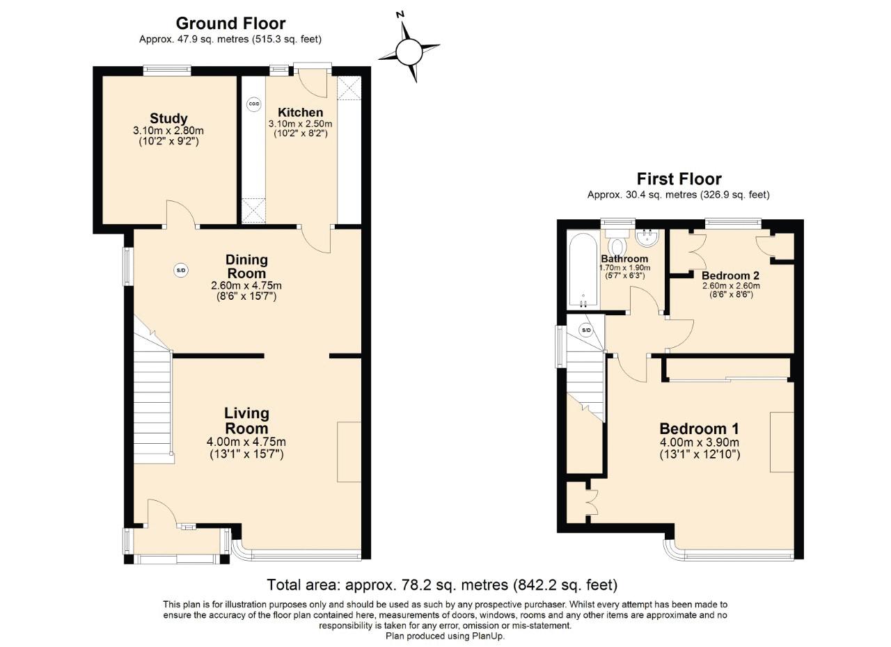 12, Gonville Crescent, Northolt floorplan