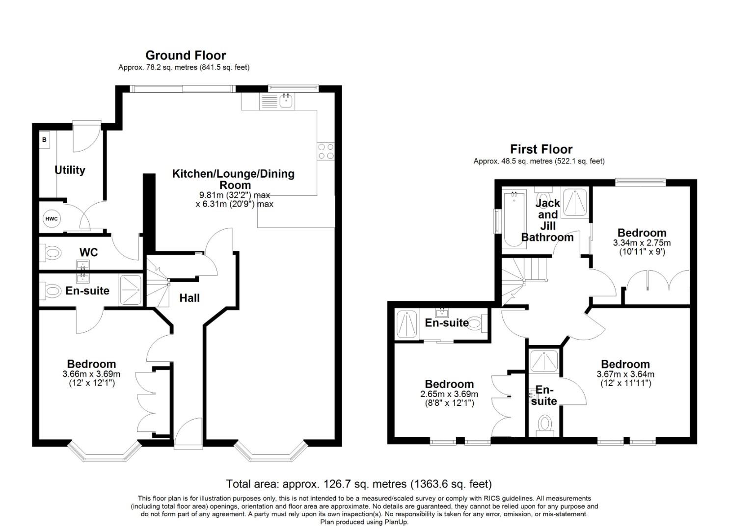 3, Wentworth Road, Birmingham floorplan