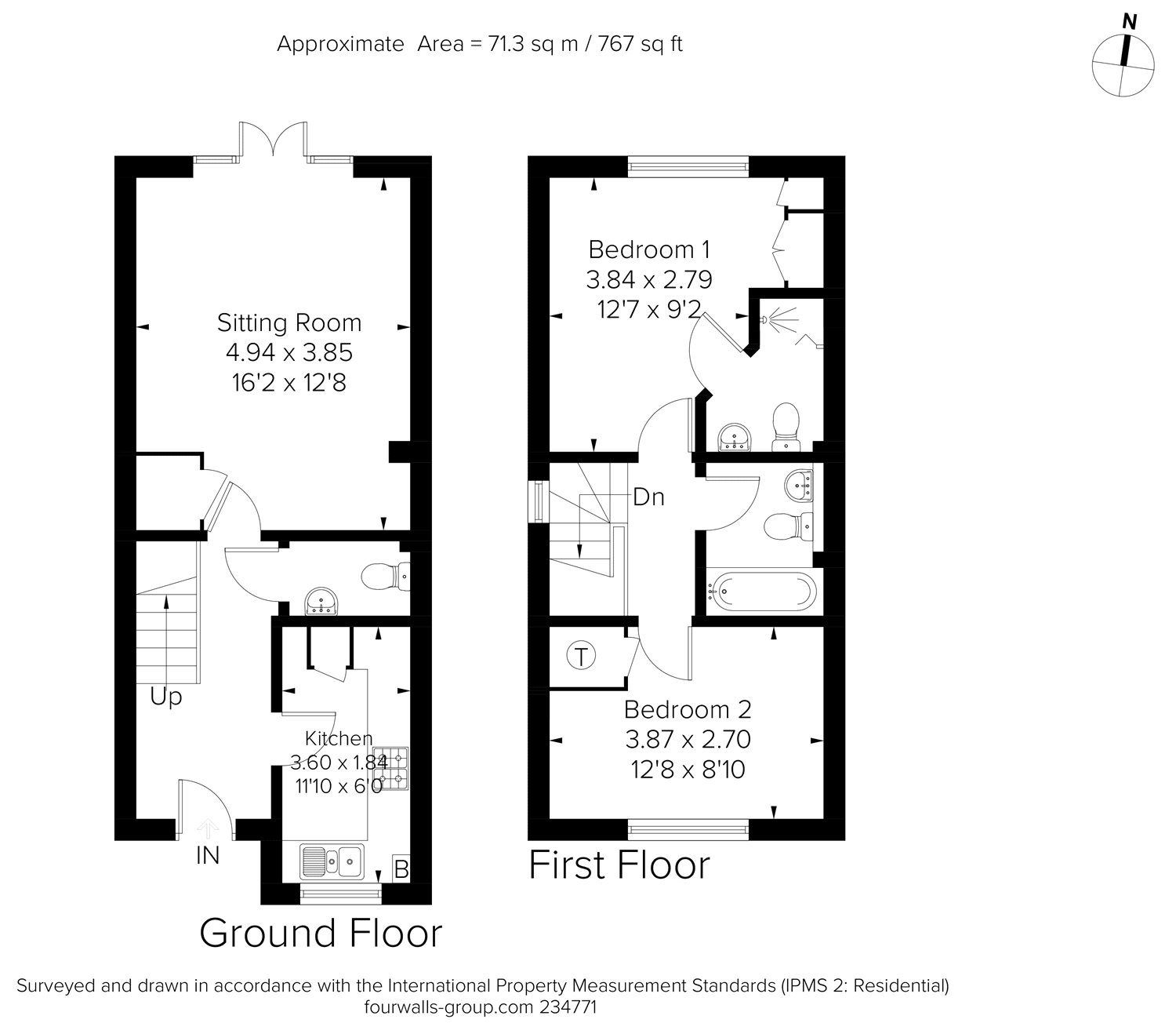 2 Bedrooms Semi-detached house for sale in Glover Close, Bishopdown, Salisbury, Wiltshire SP1