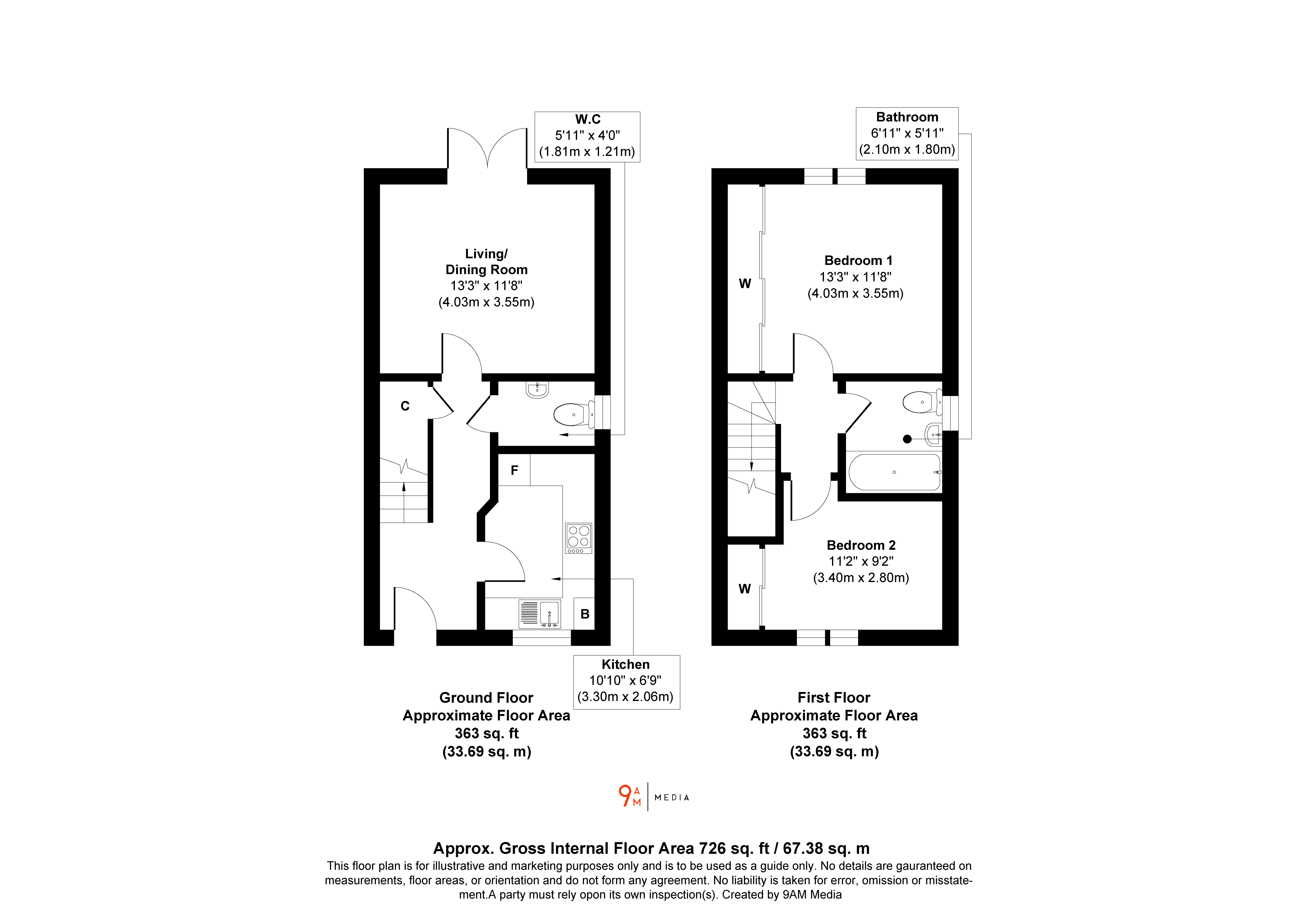 11, Curlew Way, Inverkeithing floorplan