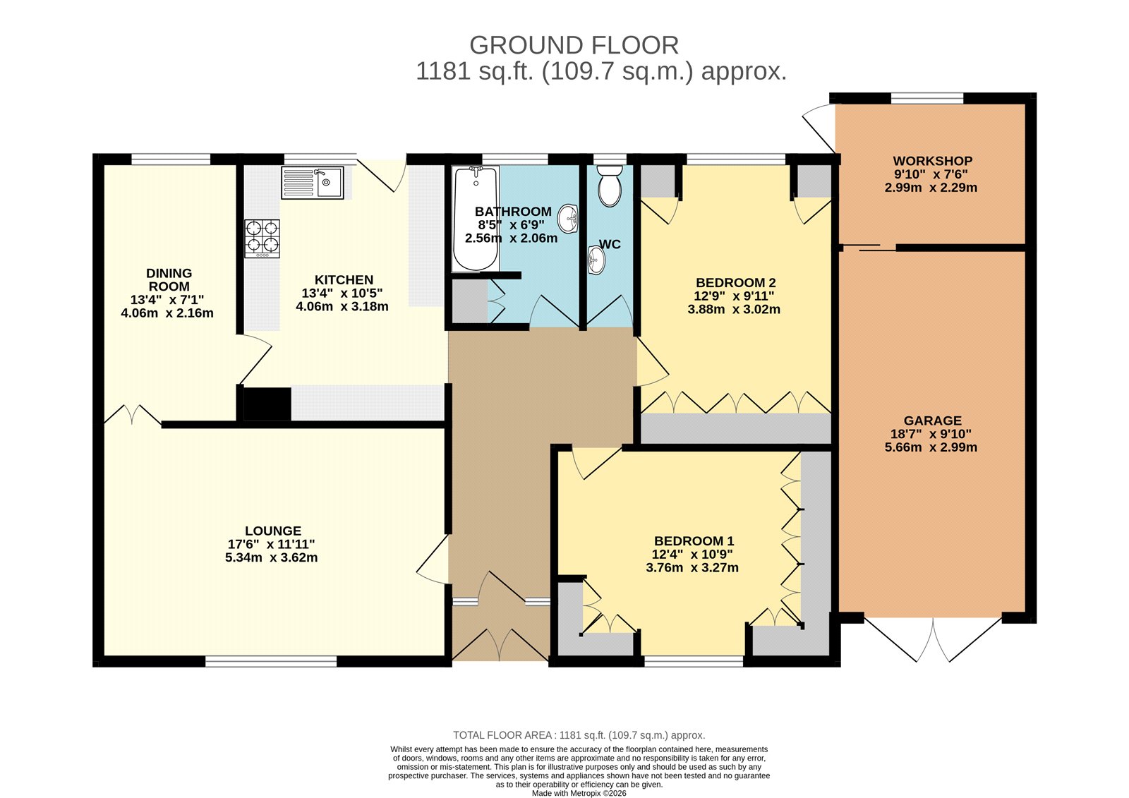 2, Edinburgh Drive, Grimsby floorplan