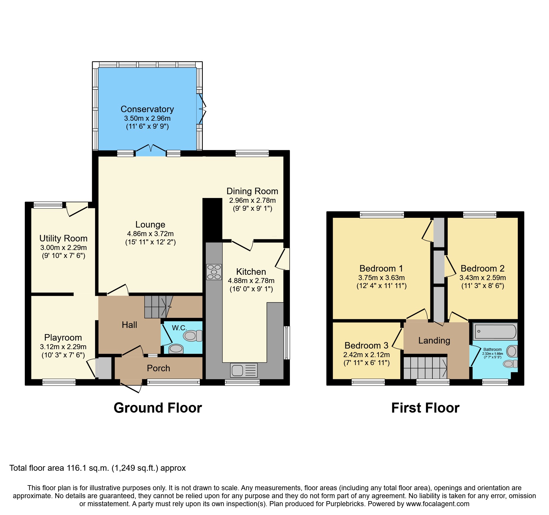 7, Richmond Close, Leicester floorplan