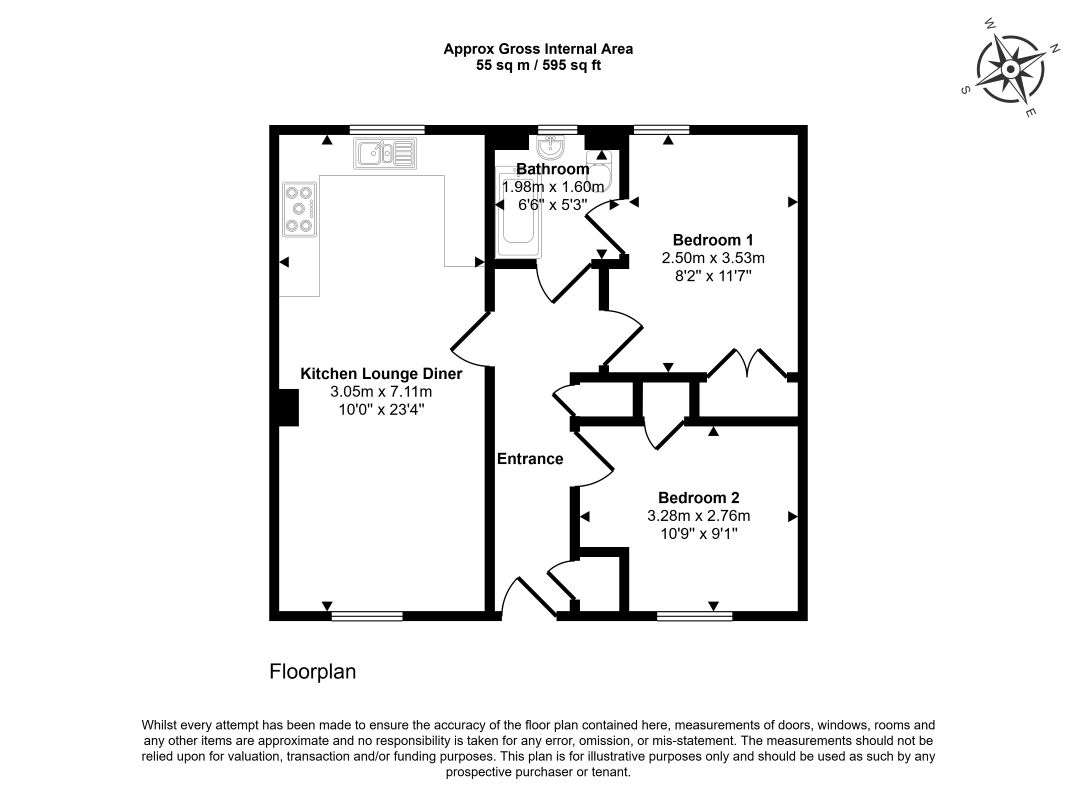 5 La Reine Mews, Coventry Road, Kenilworth floorplan