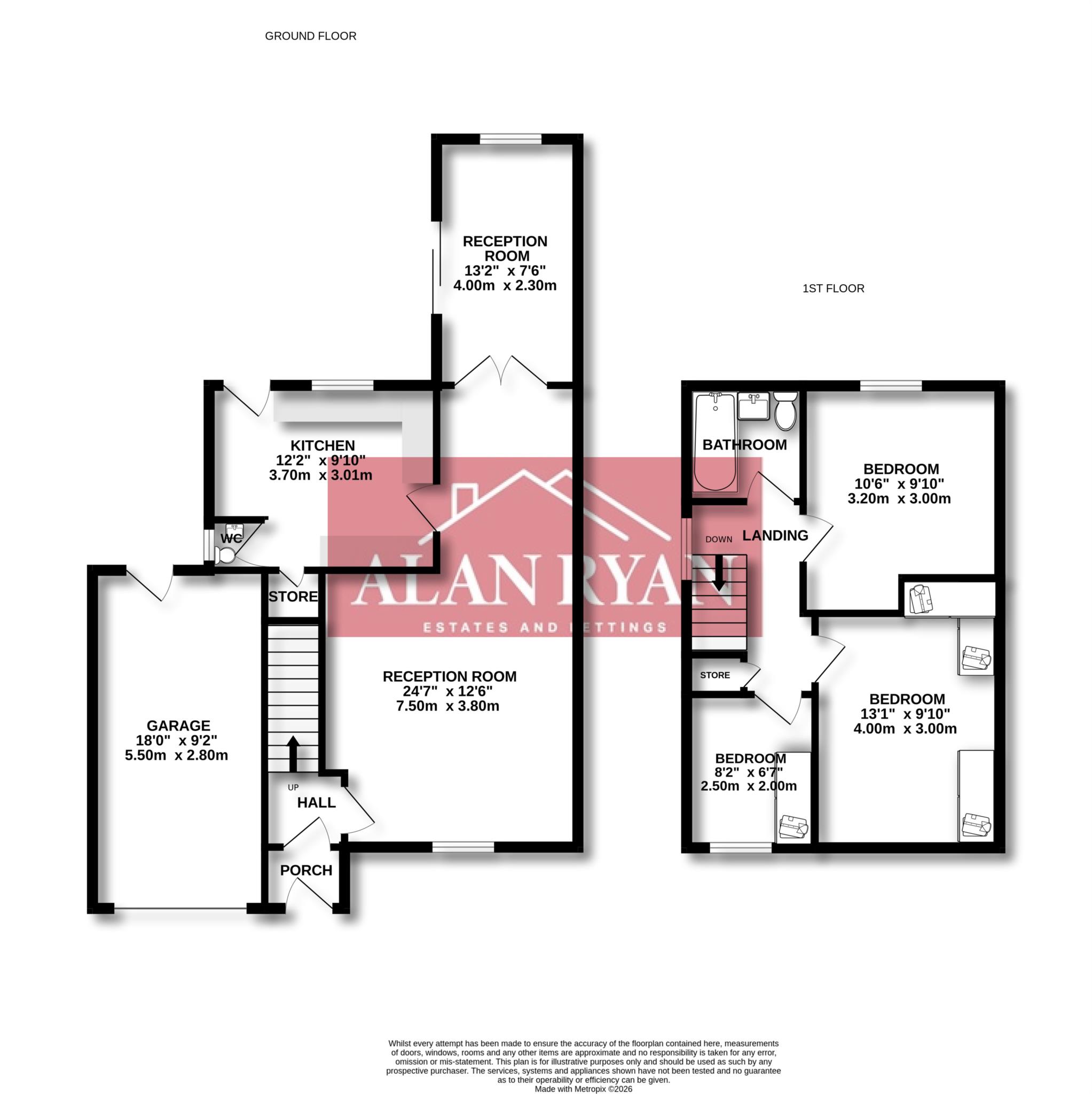 14, Amberwood, Oldham floorplan