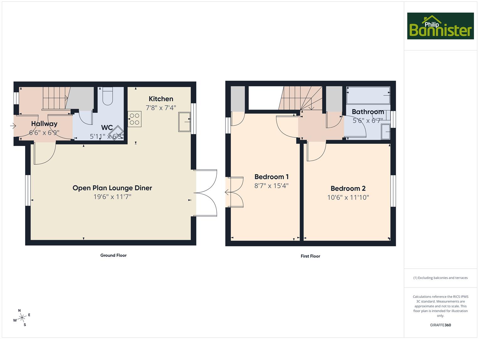 44, Ruskin Way, Brough floorplan