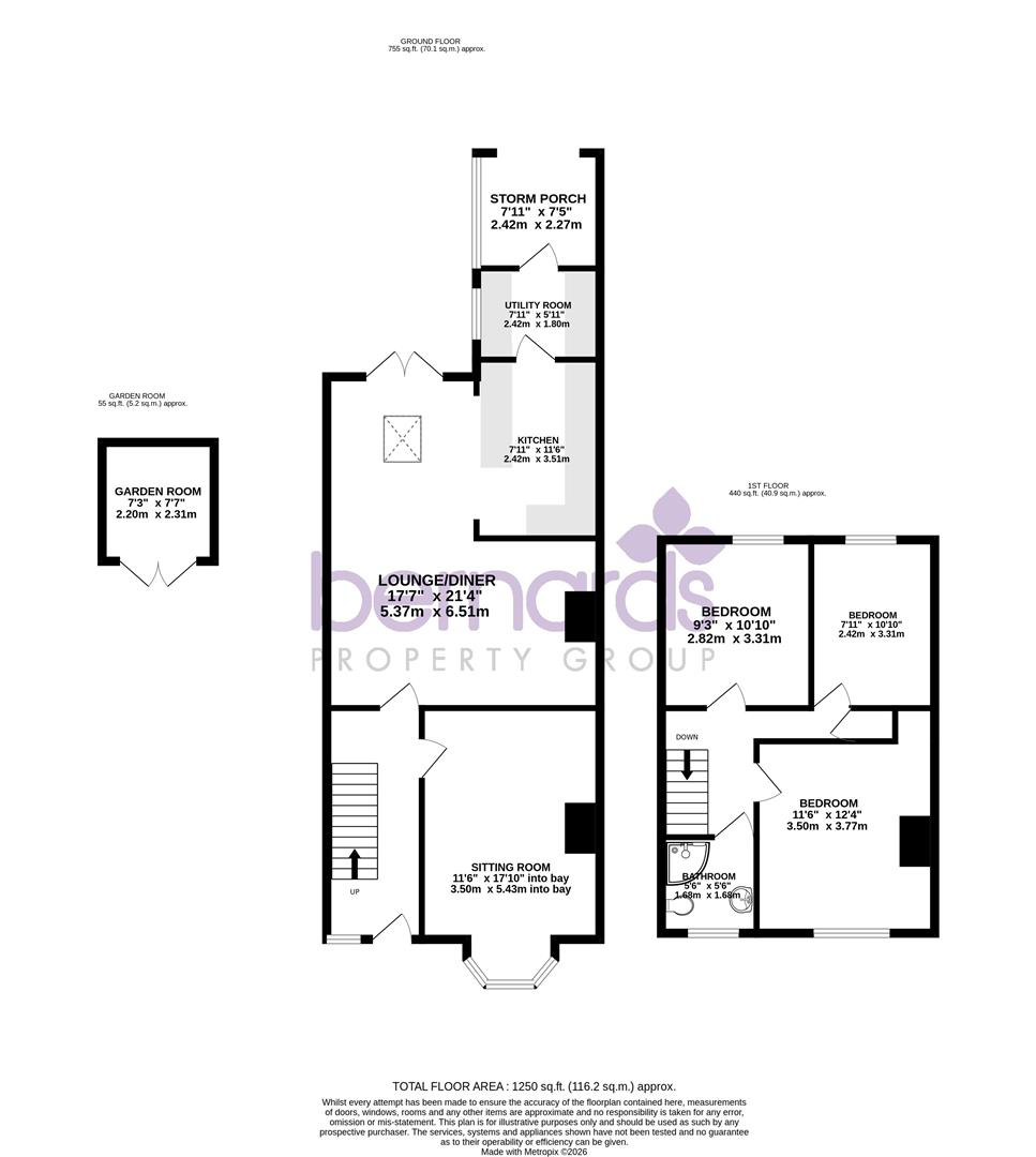 9, Balfour Road, Portsmouth floorplan